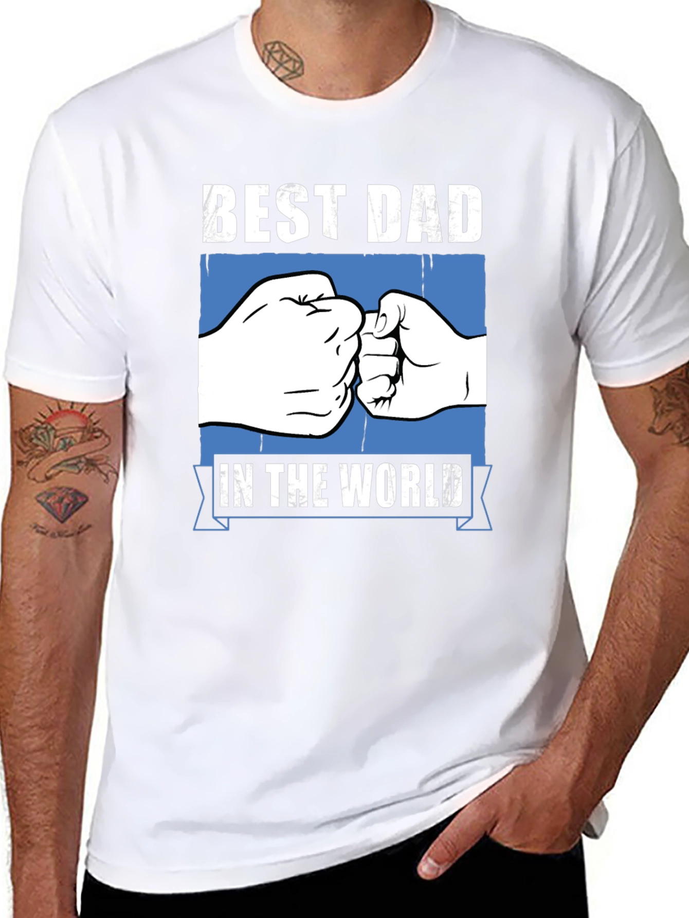 Best Dad in the World Graphic T-Shirt