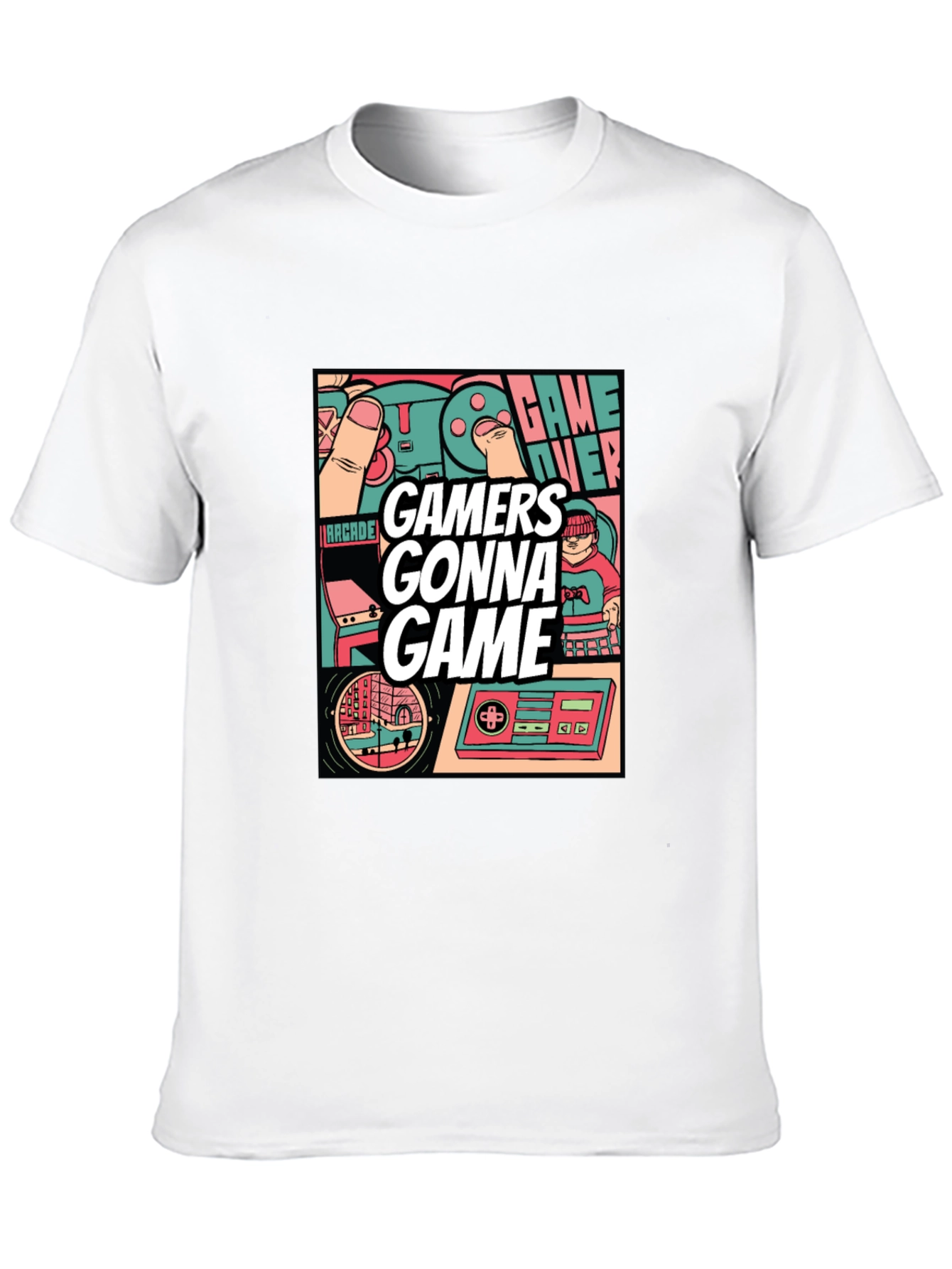 Gamers Gonna Game Graphic Tee