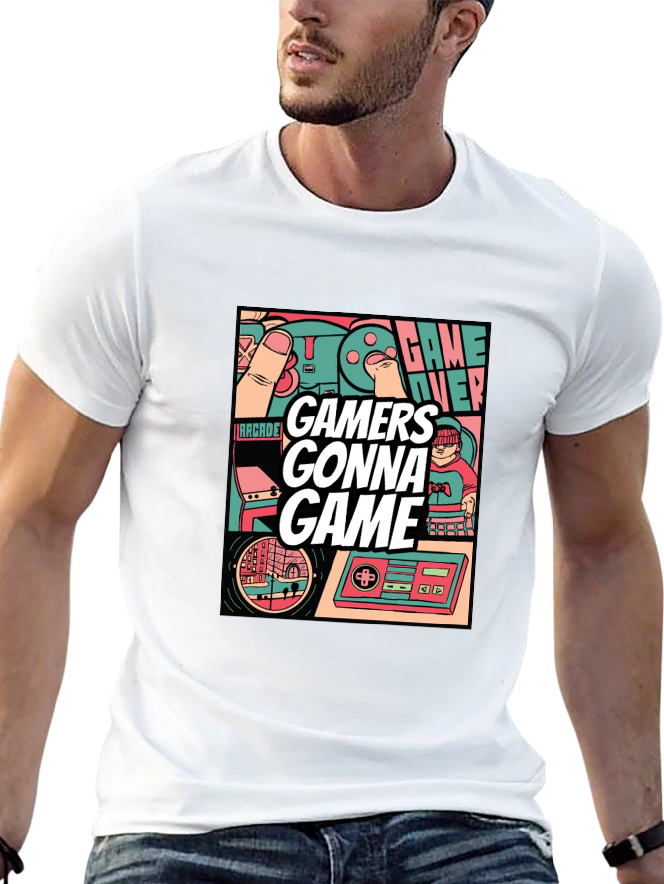 Gamers Gonna Game Graphic Tee