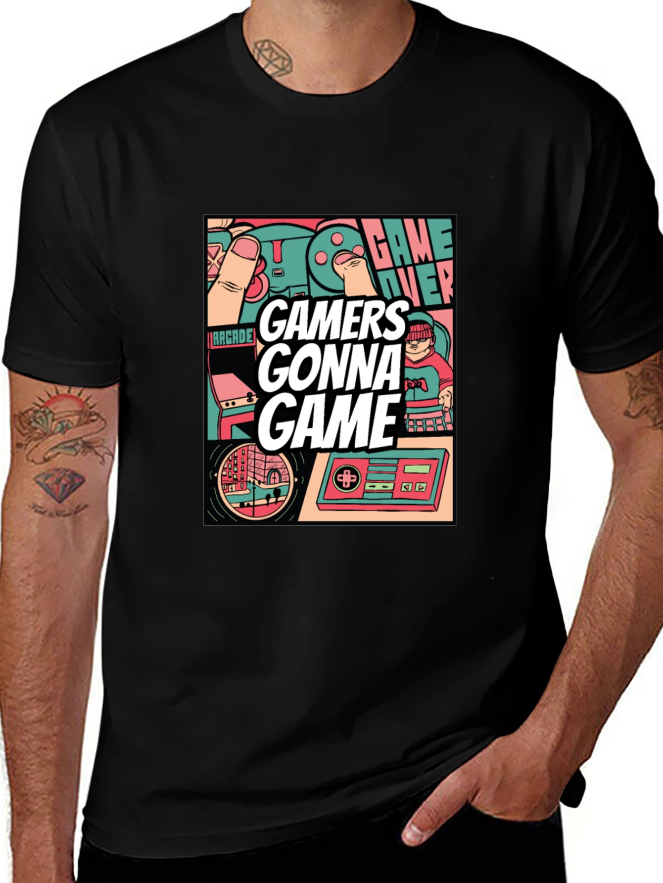 Gamers Gonna Game Graphic Tee
