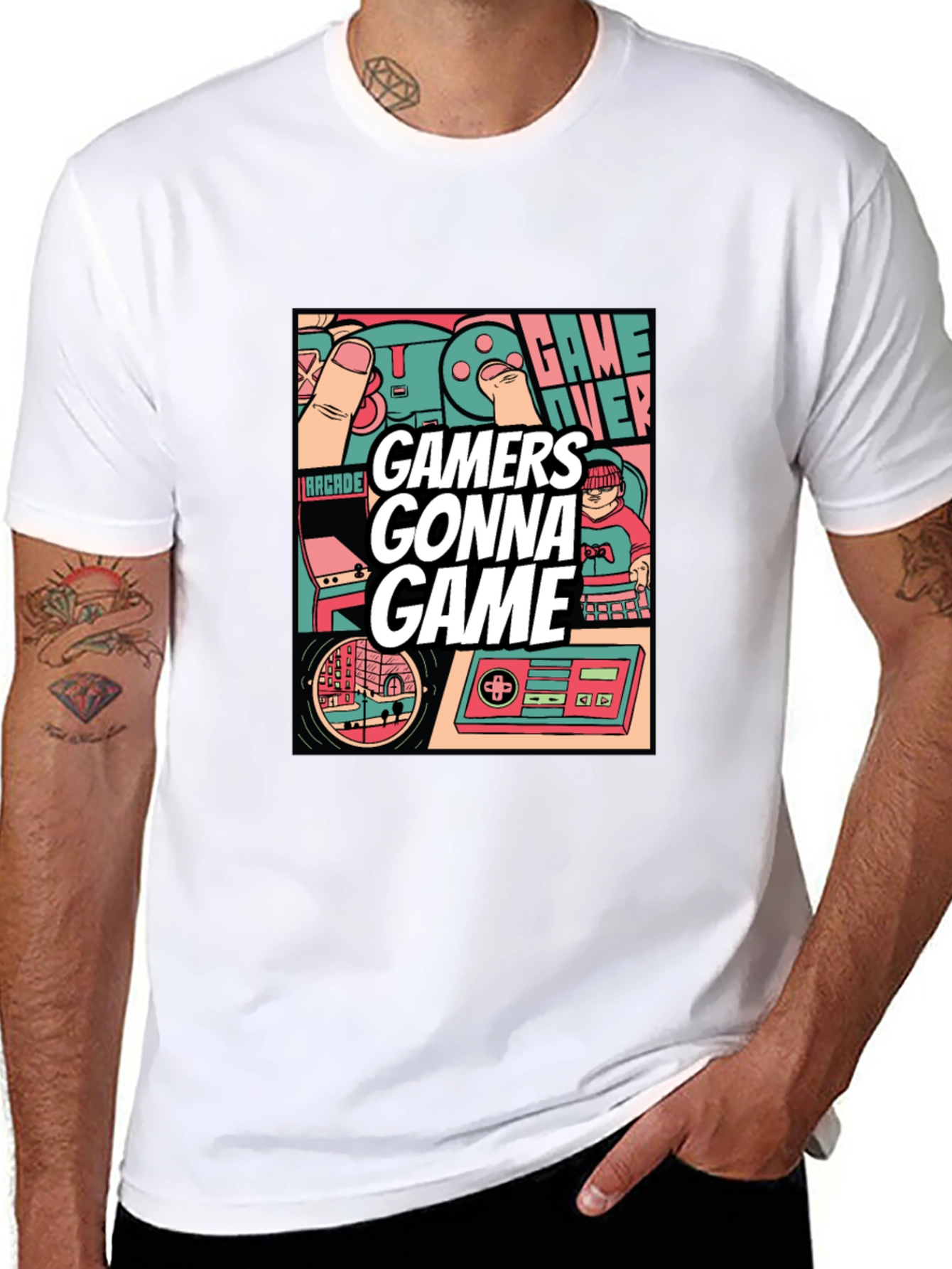 Gamers Gonna Game Graphic Tee