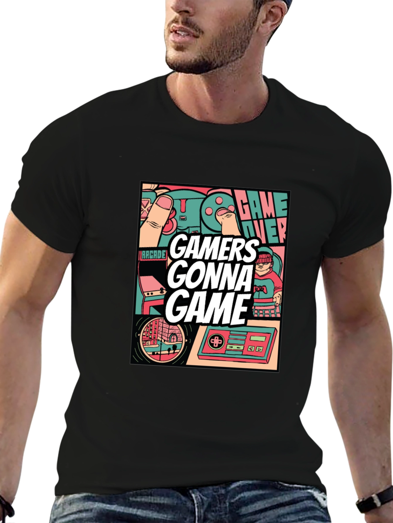 Gamers Gonna Game Graphic Tee