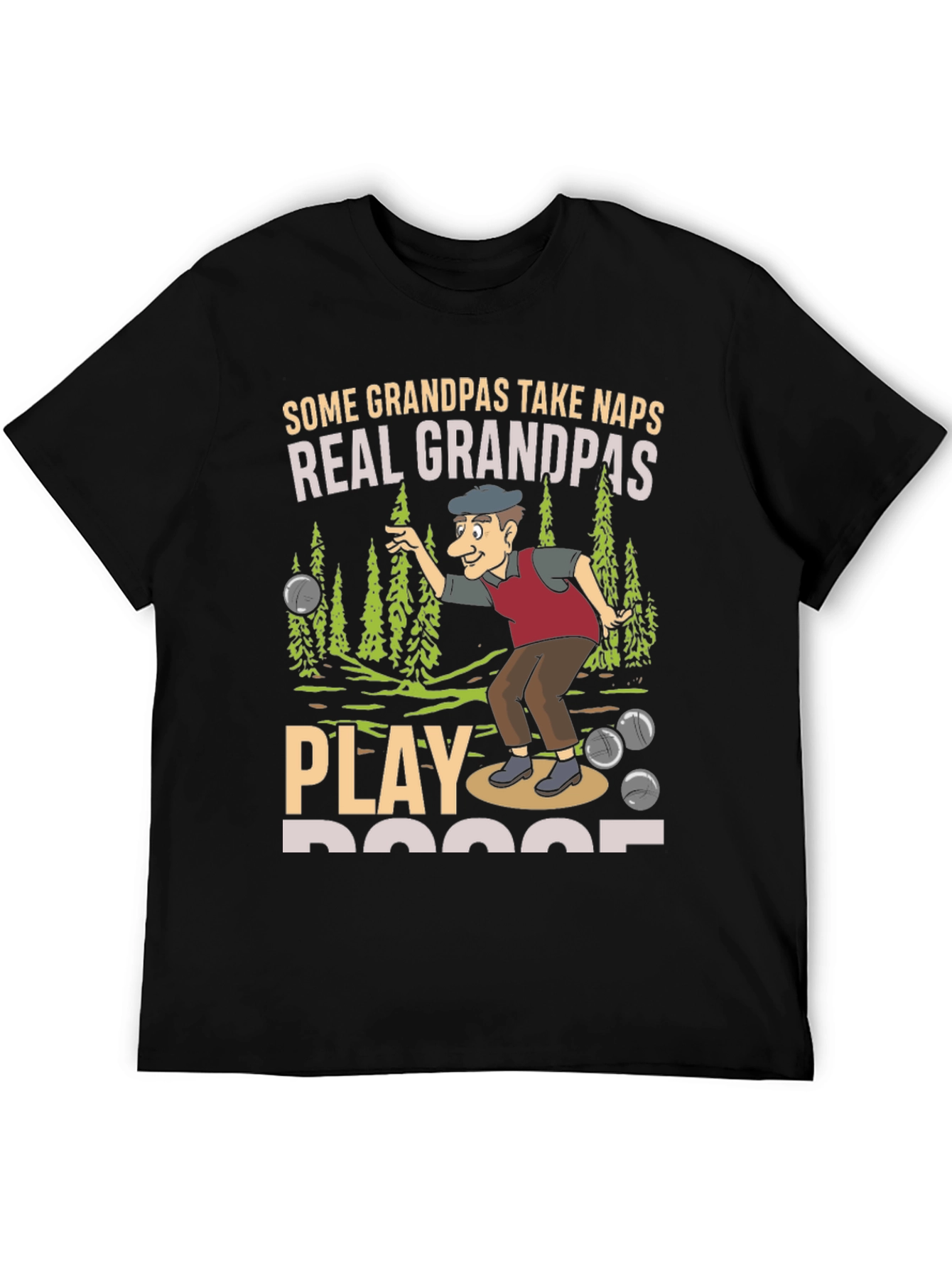Funny Grandpas Bocce Ball T-Shirt
