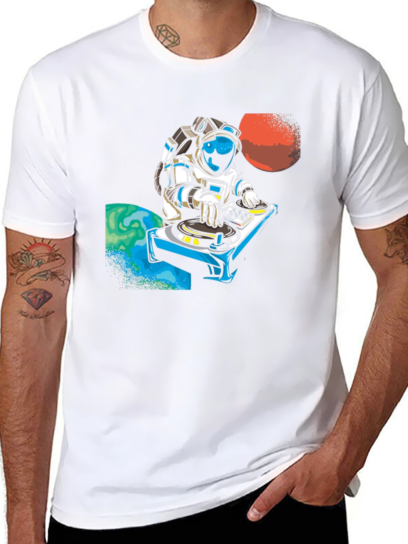 DJ Astronaut T-Shirt - Space Beats