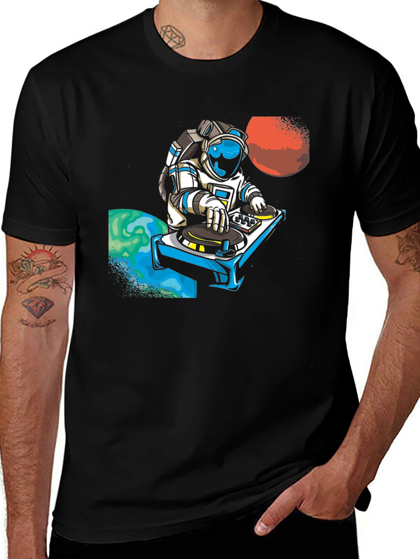 DJ Astronaut T-Shirt - Space Beats