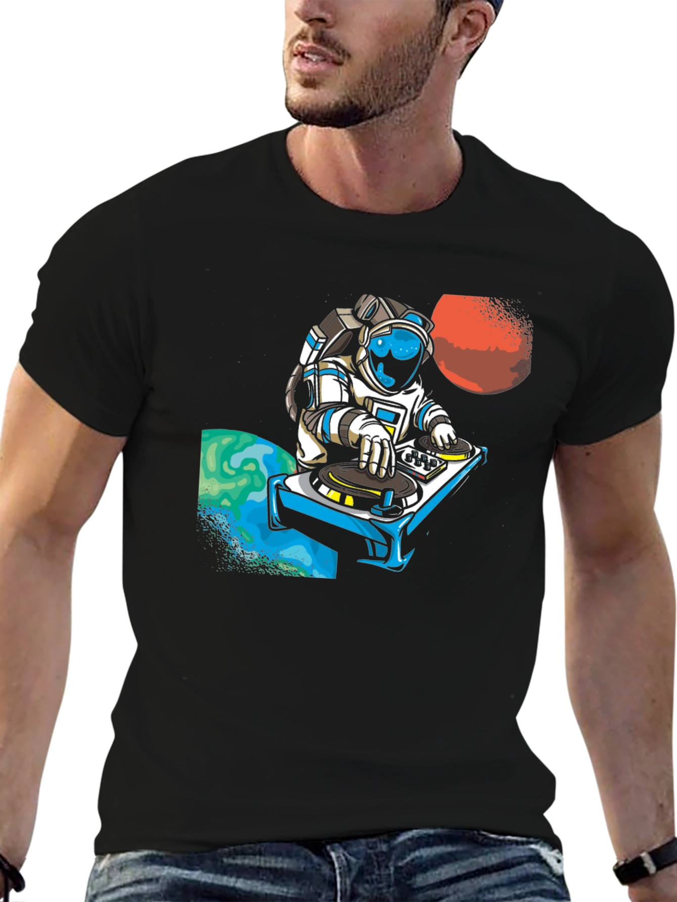 DJ Astronaut T-Shirt - Space Beats