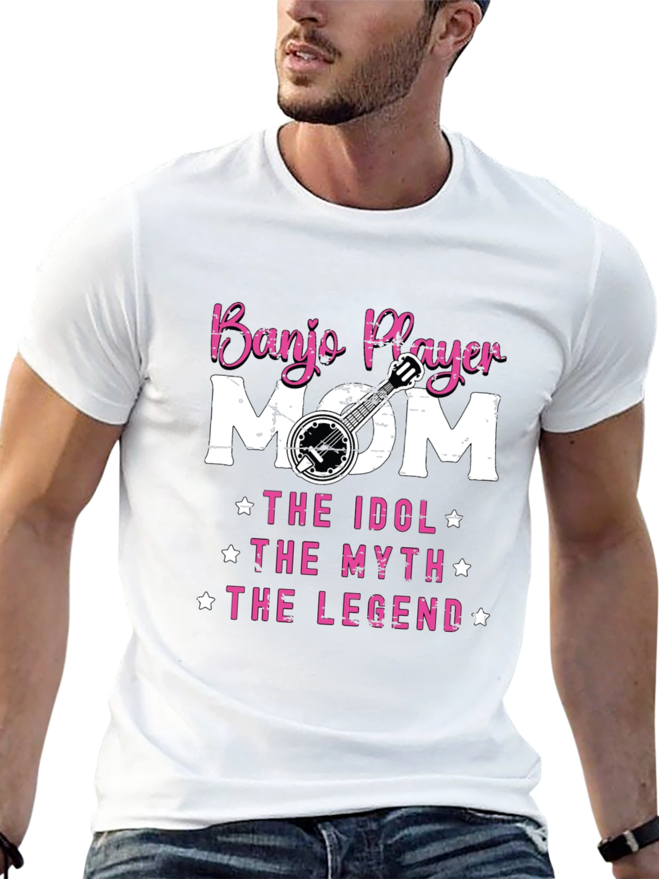 Banjo Player Mom T-Shirt - Idol Myth Legend Tee