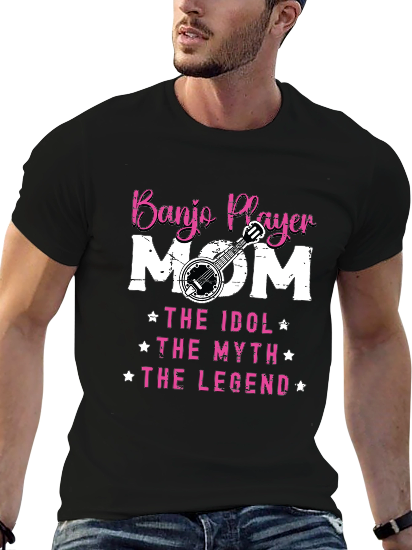 Banjo Player Mom T-Shirt - Idol Myth Legend Tee