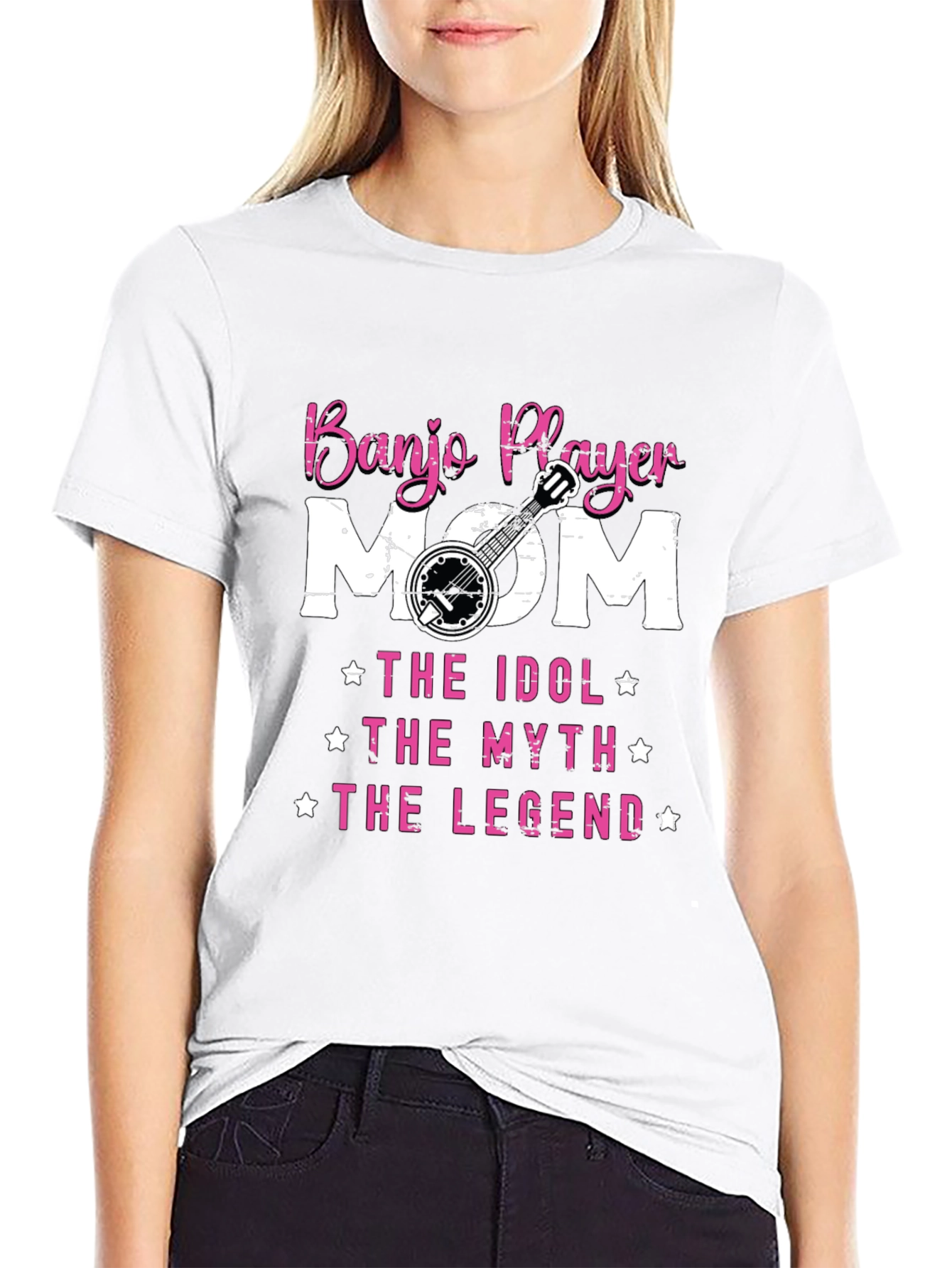 Banjo Player Mom T-Shirt - Idol Myth Legend Tee