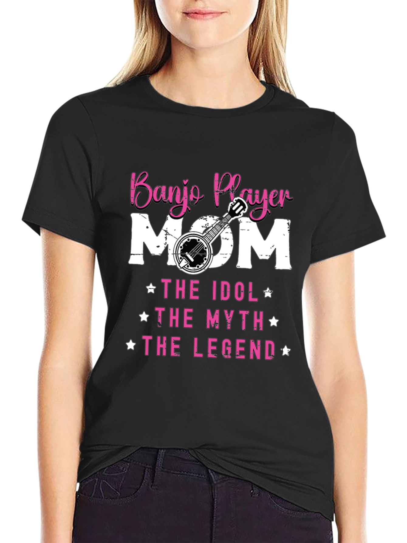 Banjo Player Mom T-Shirt - Idol Myth Legend Tee