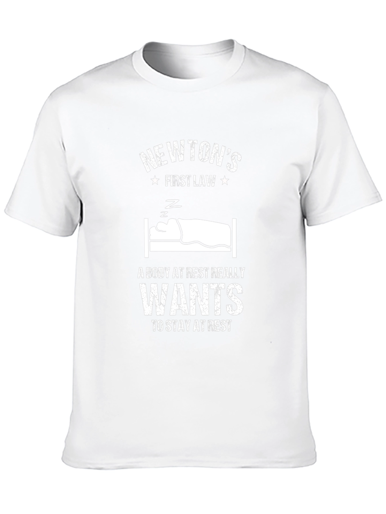 Newtons First Law T-Shirt - Funny Science Tee