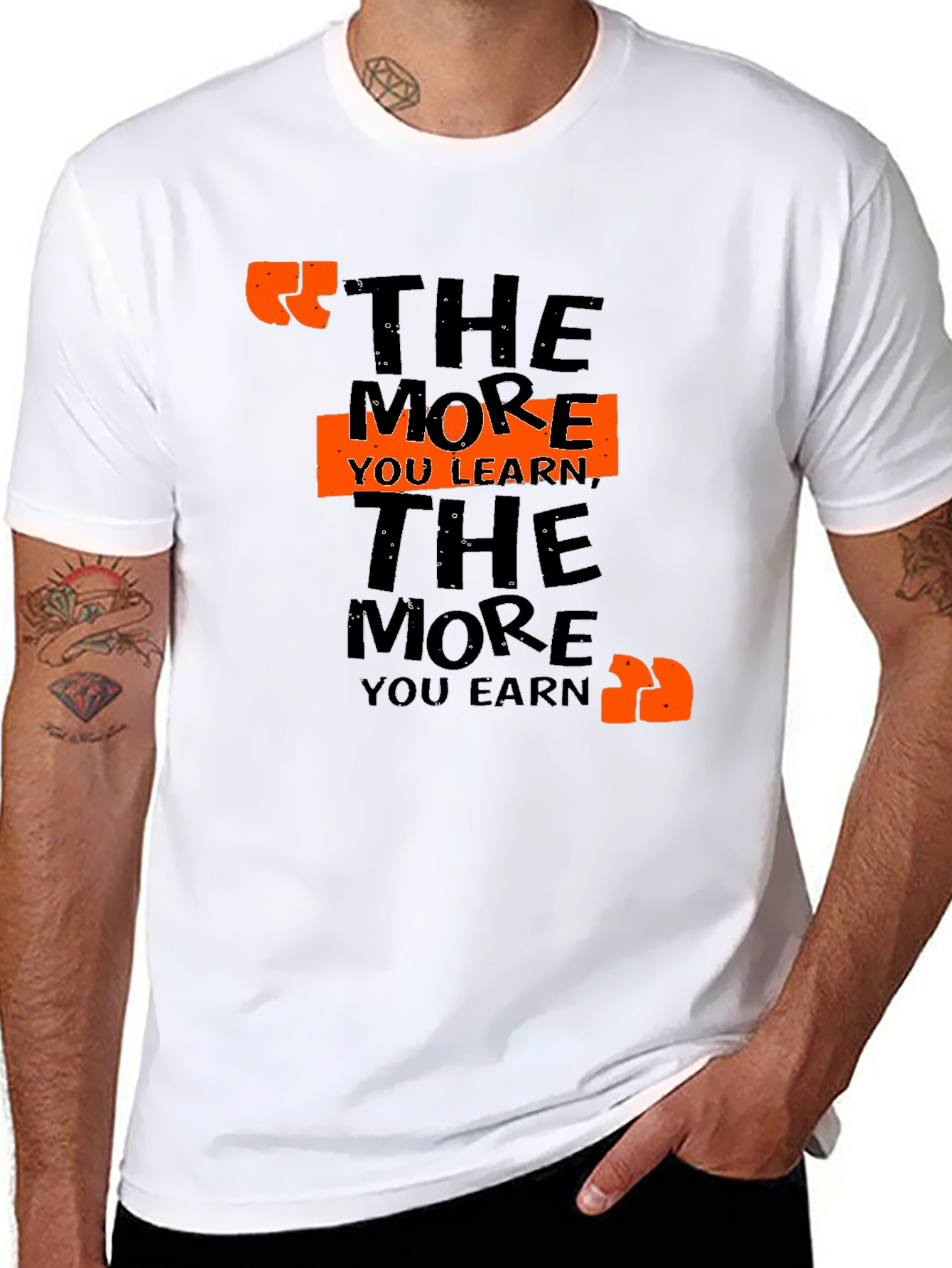 The More You Learn T-Shirt