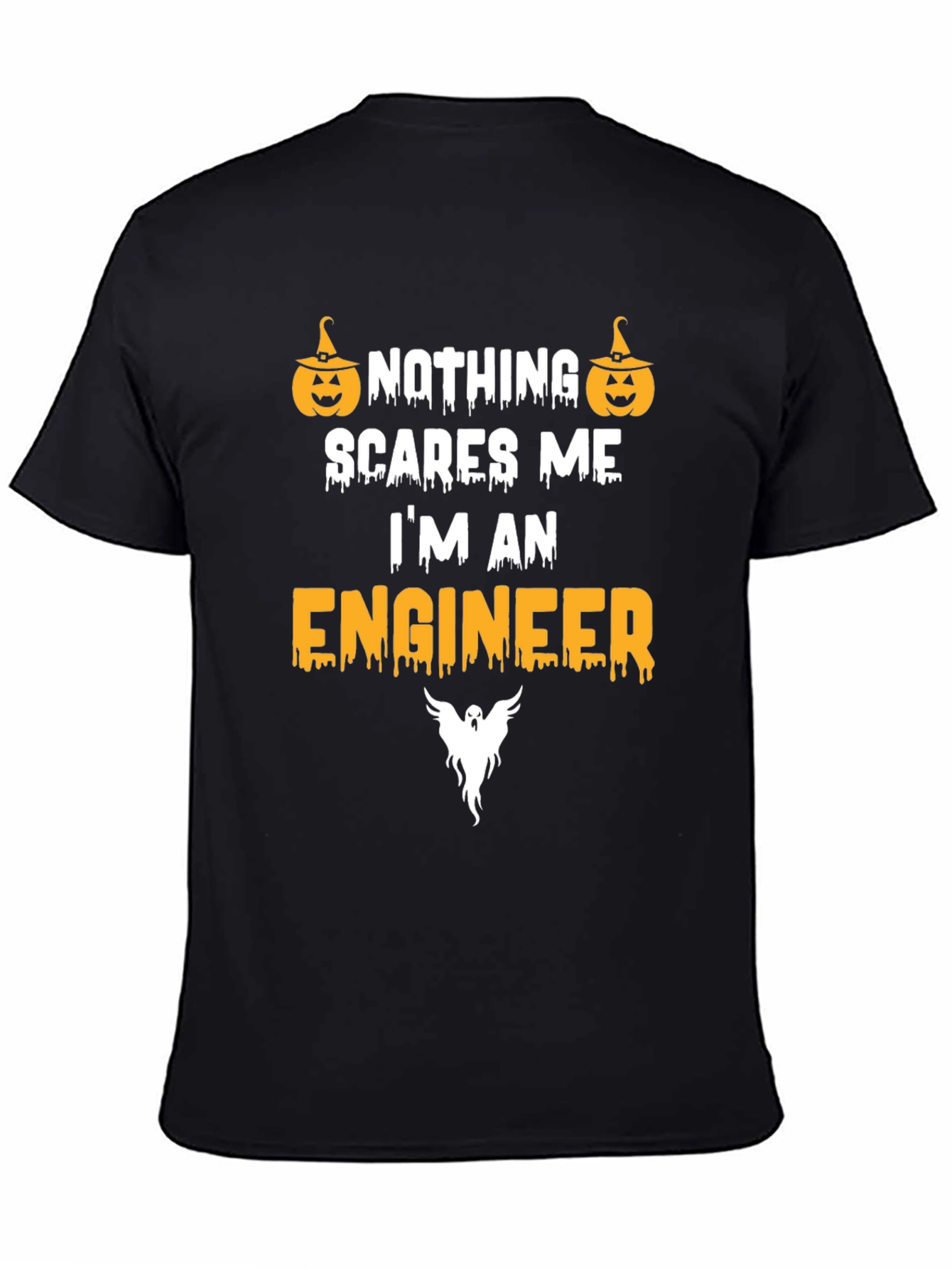Nothing Scares Me Im An Engineer Halloween T-Shirt