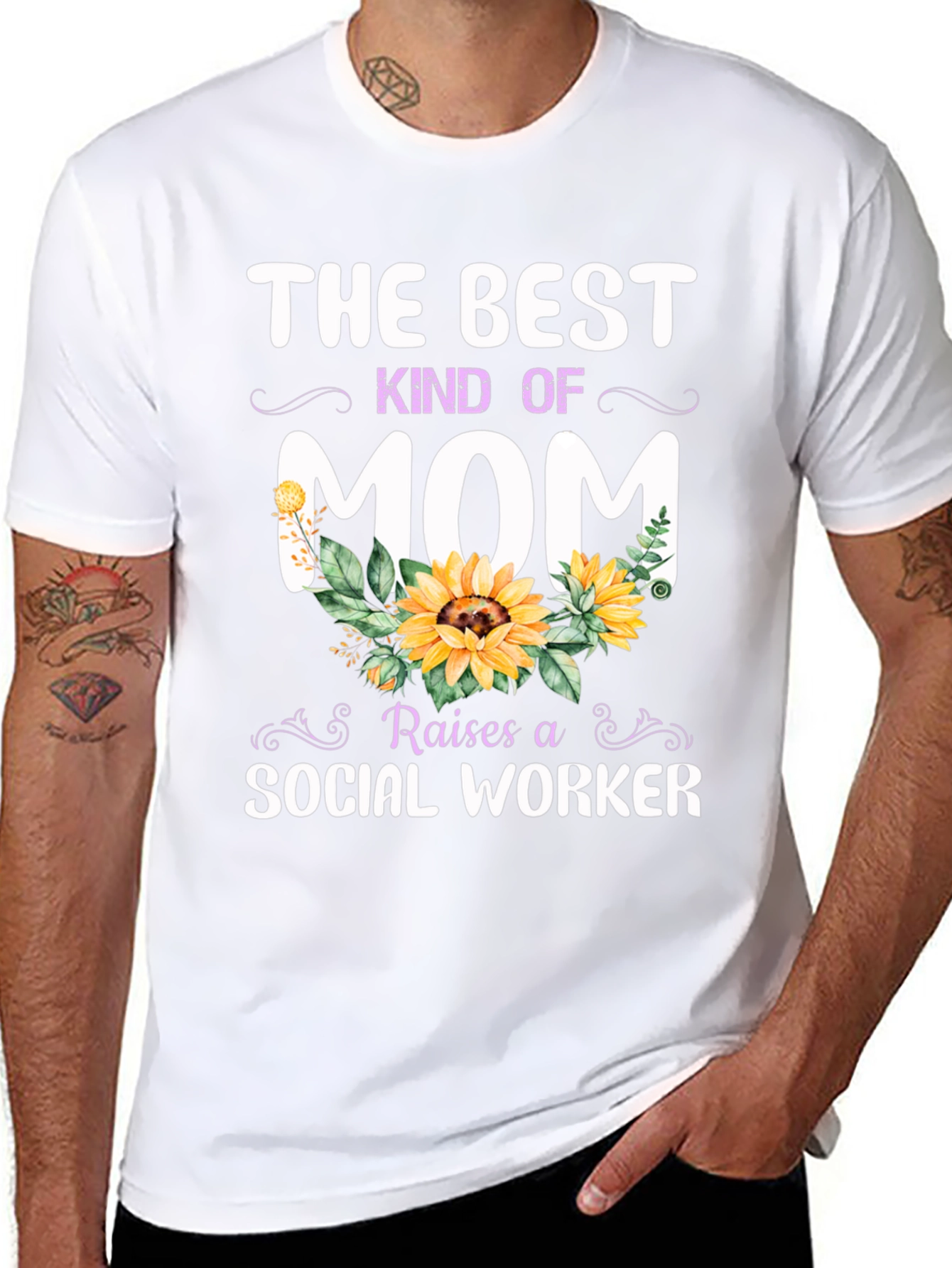 Best Kind of Mom Social Worker T-Shirt