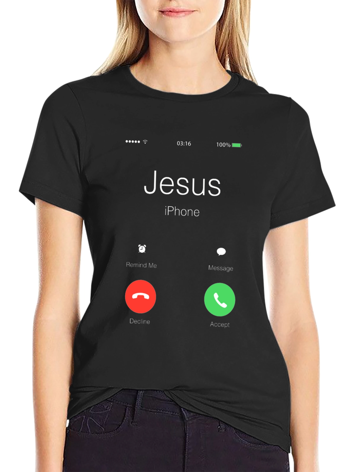 Jesus Calling iPhone Screen T-Shirt