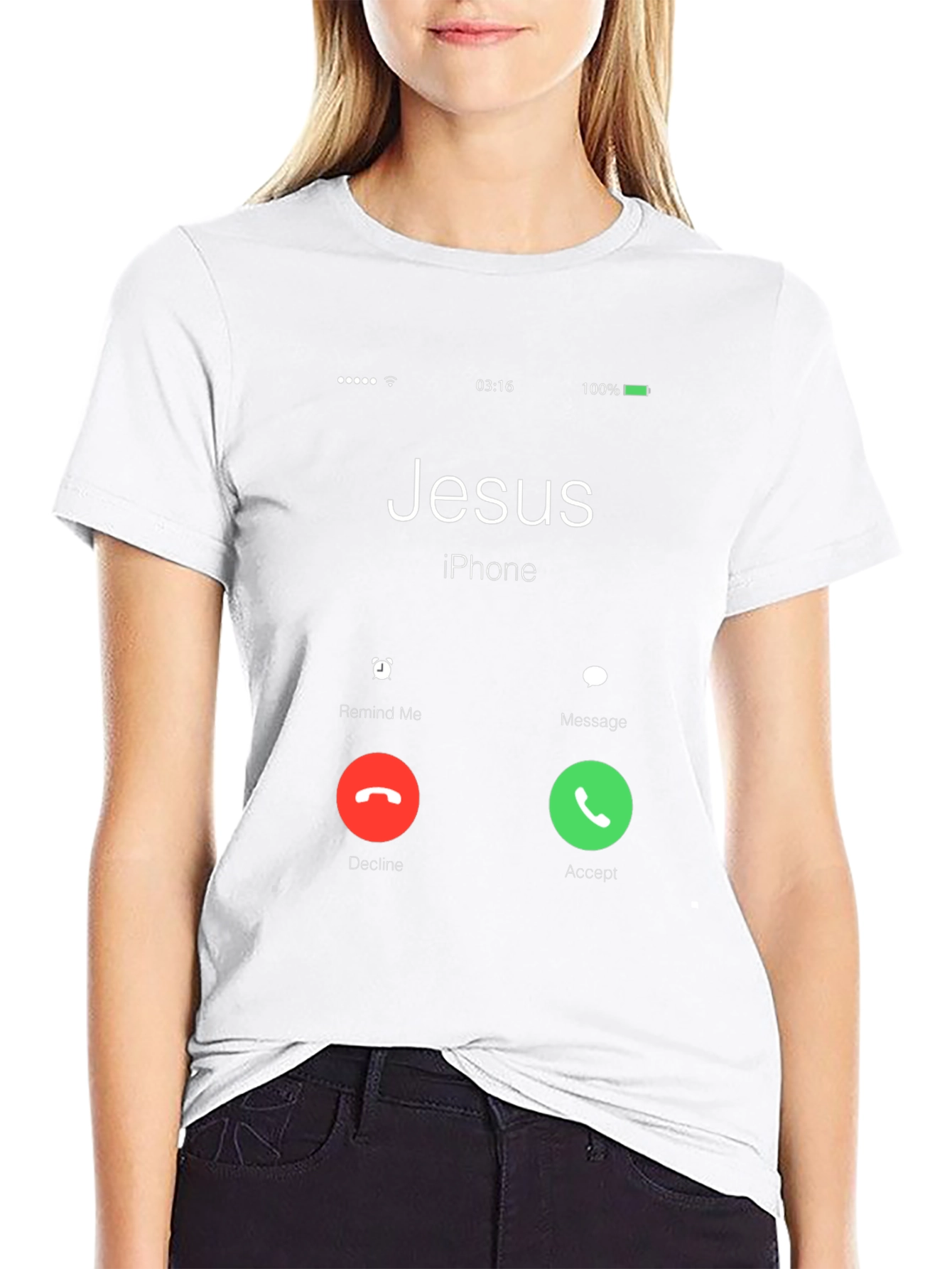 Jesus Calling iPhone Screen T-Shirt