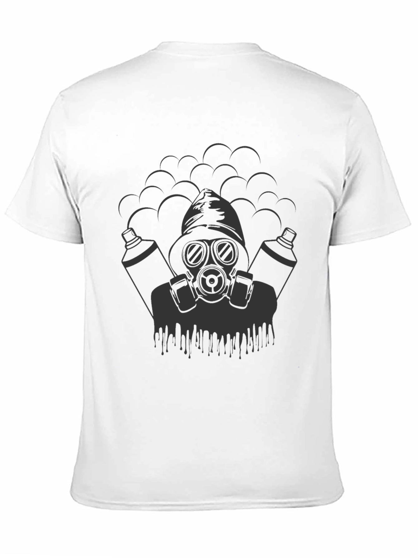 Graffiti Artist Graphic Tee - Black Cotton T-Shirt