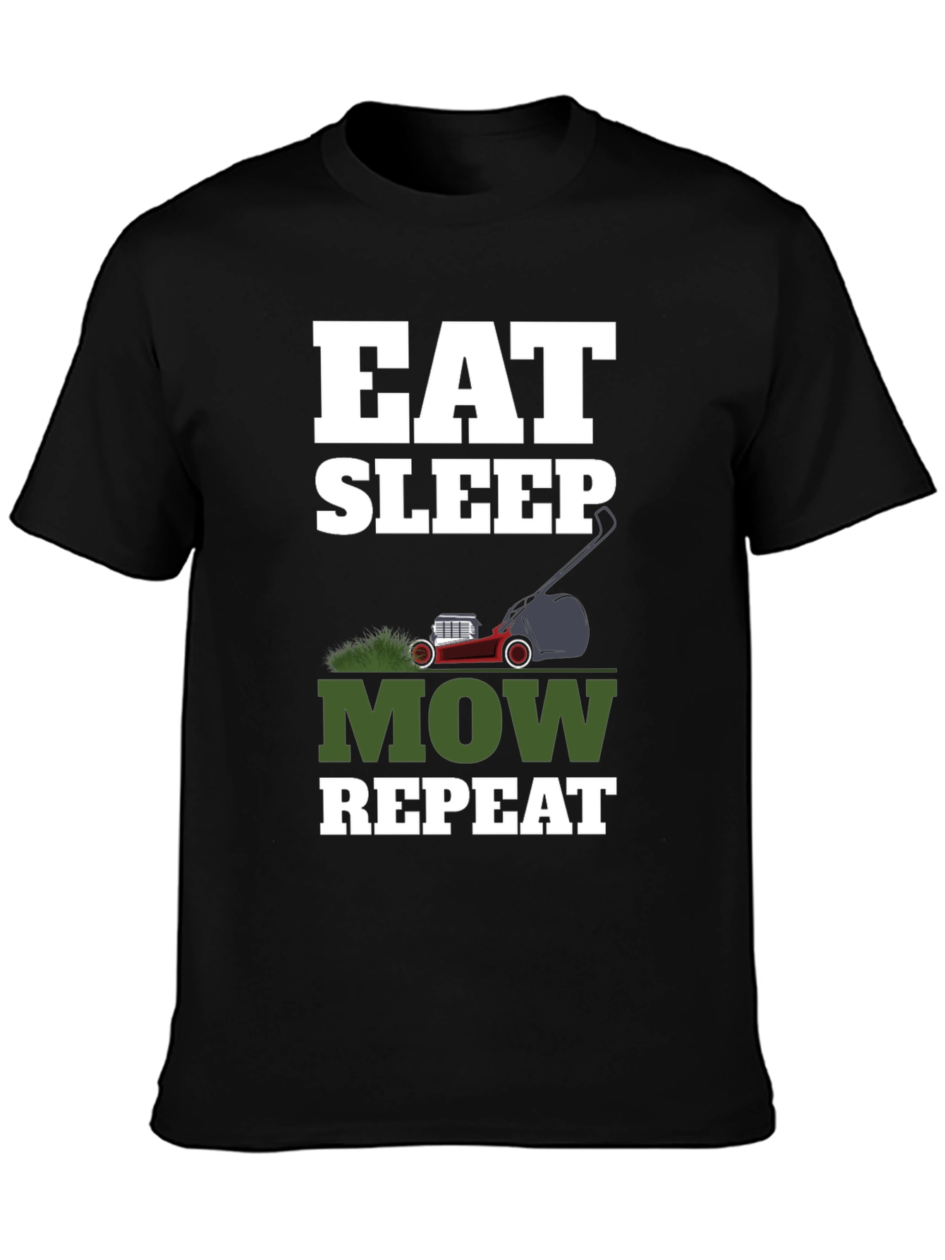 Eat Sleep Mow Repeat T-Shirt - Lawn Care Tee