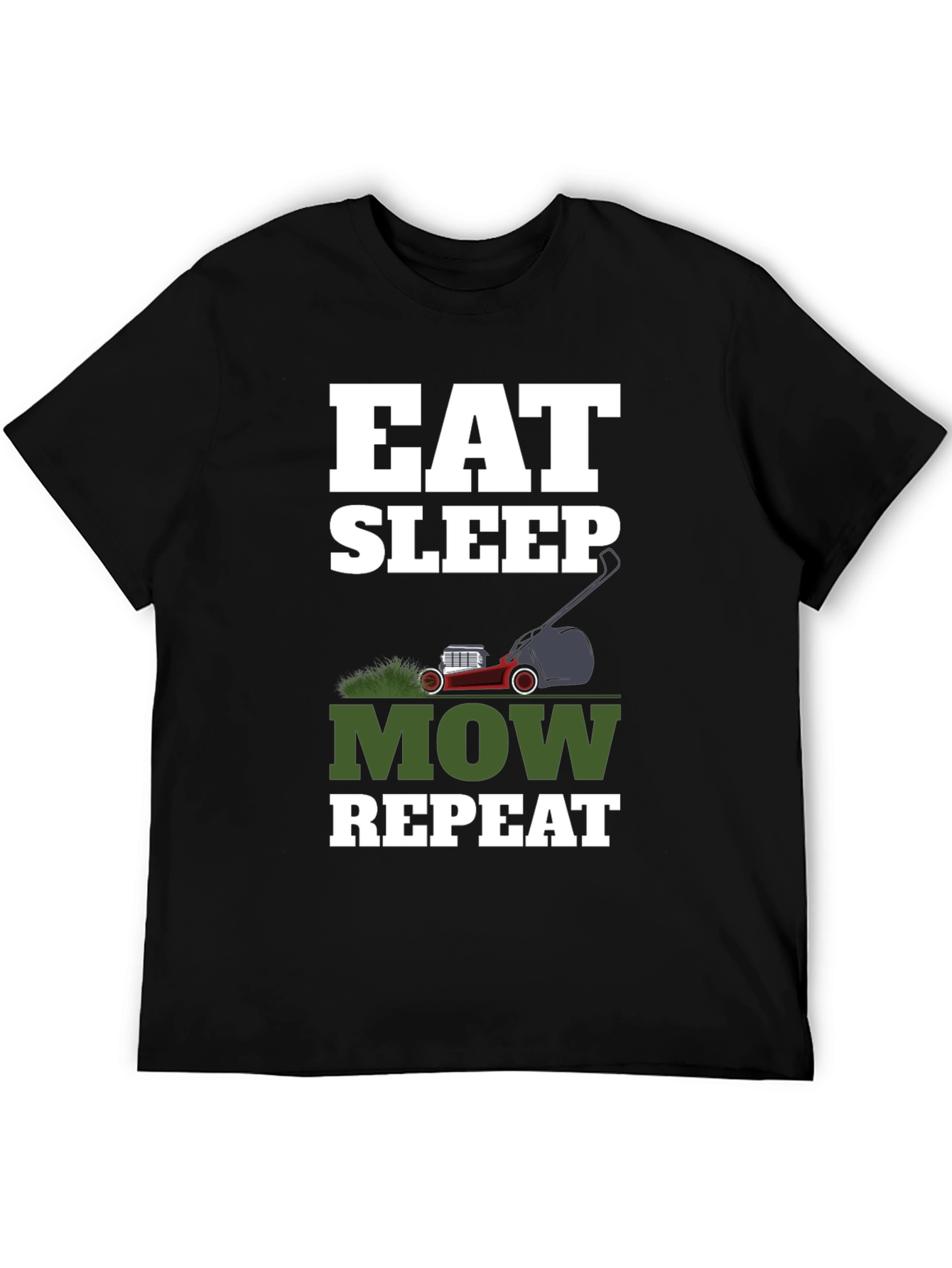 Eat Sleep Mow Repeat T-Shirt - Lawn Care Tee