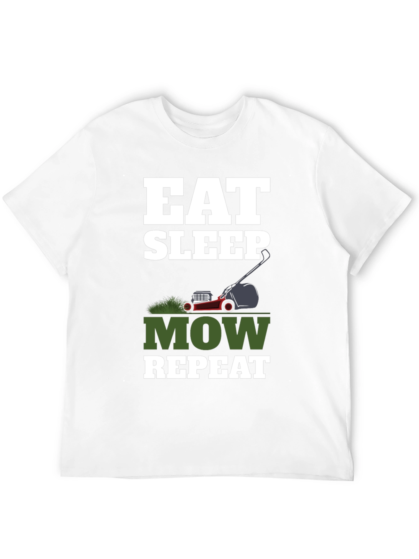 Eat Sleep Mow Repeat T-Shirt - Lawn Care Tee