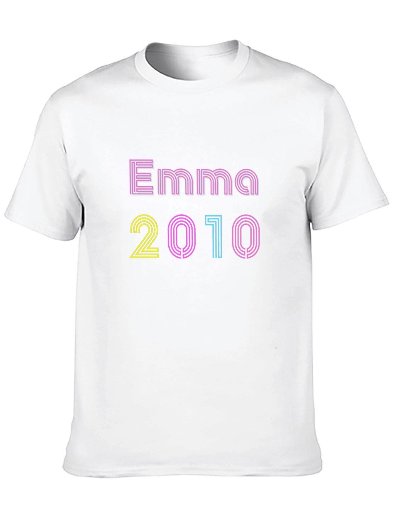 Emma 2010 Graphic Tee - Retro Birthday Shirt