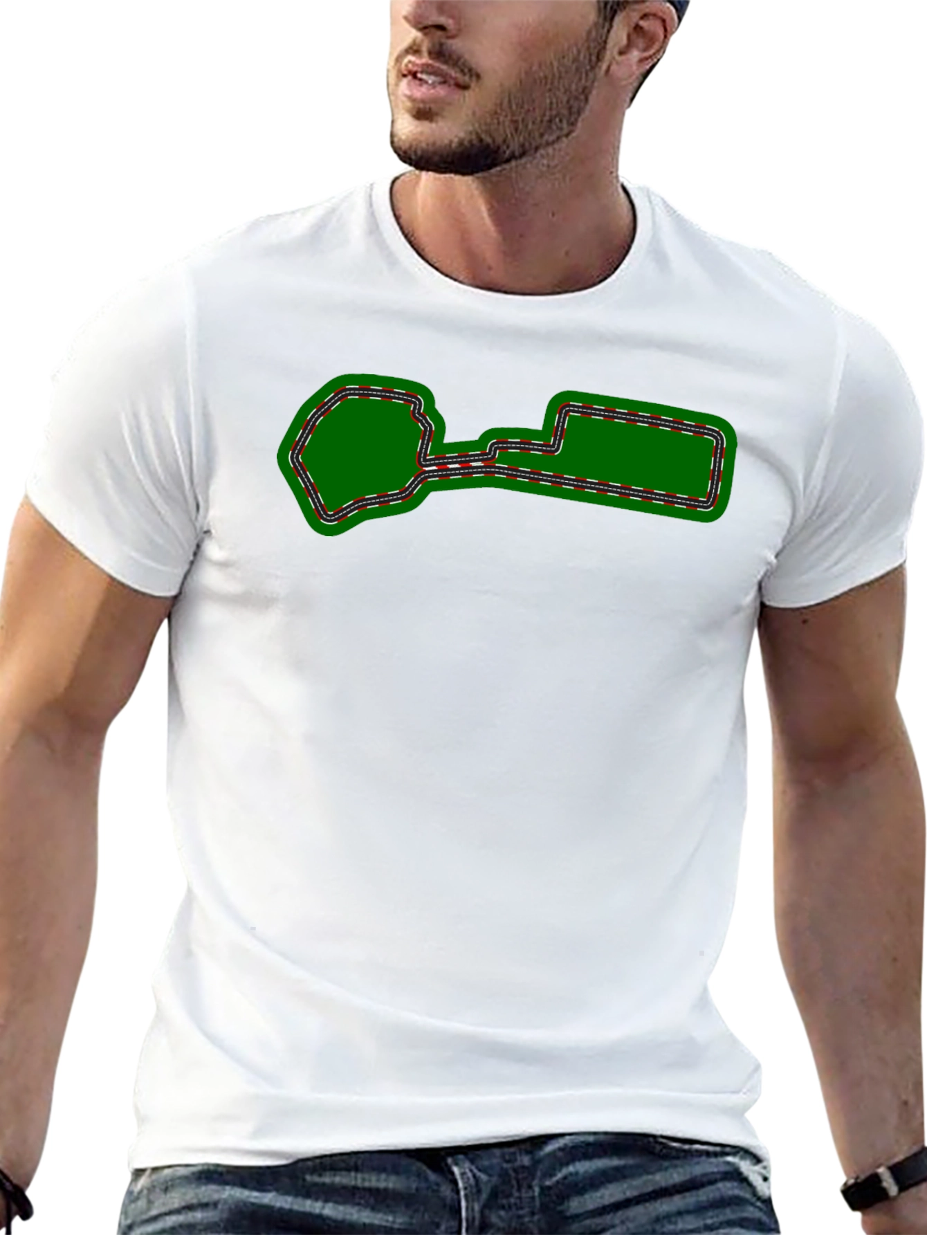 Race Track T-Shirt - Black