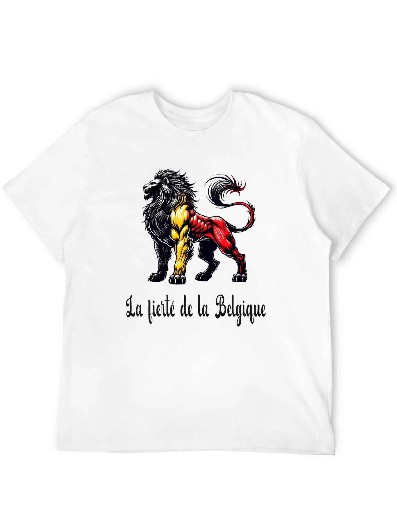 Belgian Lion T-Shirt - Black Tee