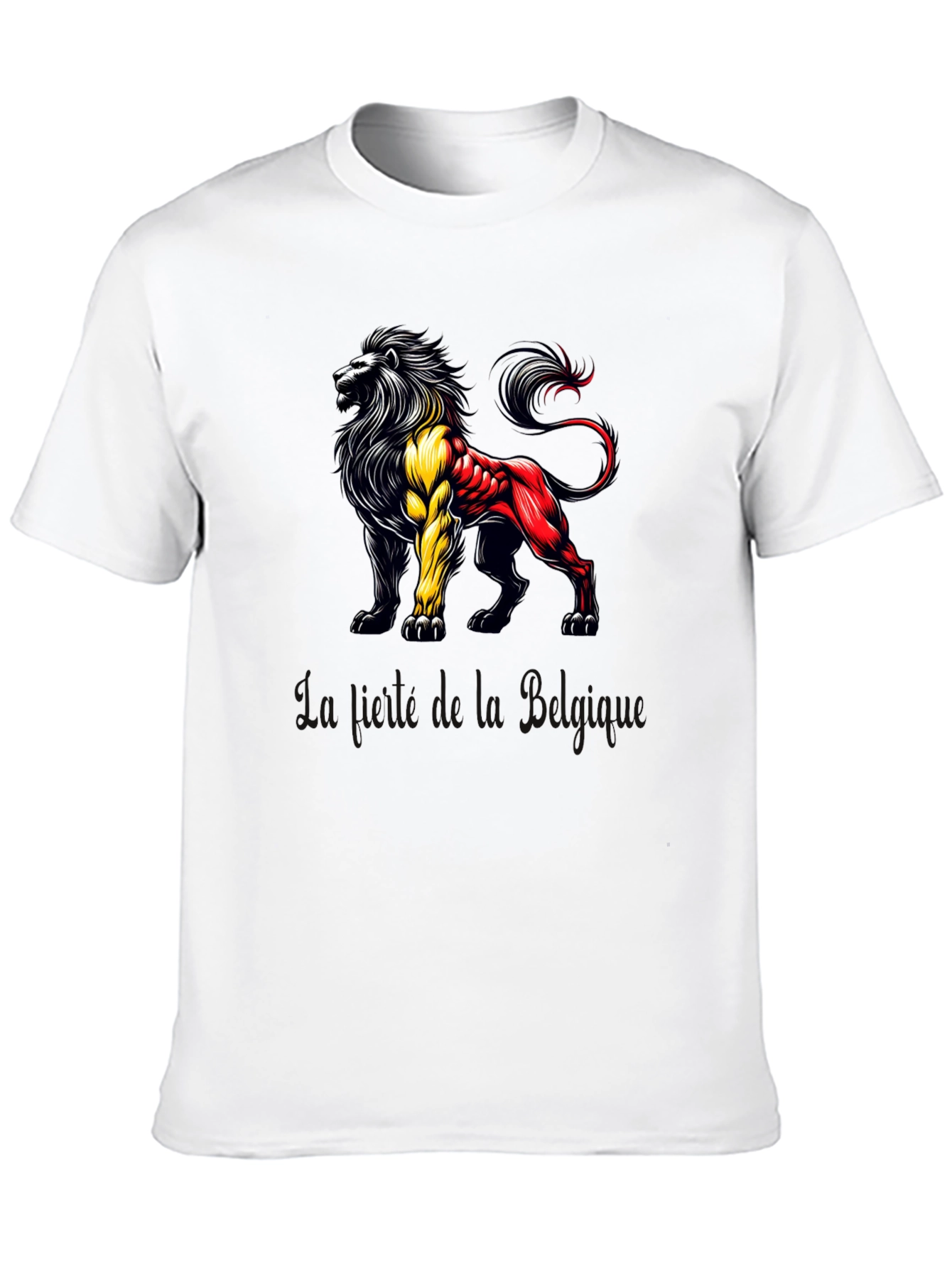 Belgian Lion T-Shirt - Black Tee