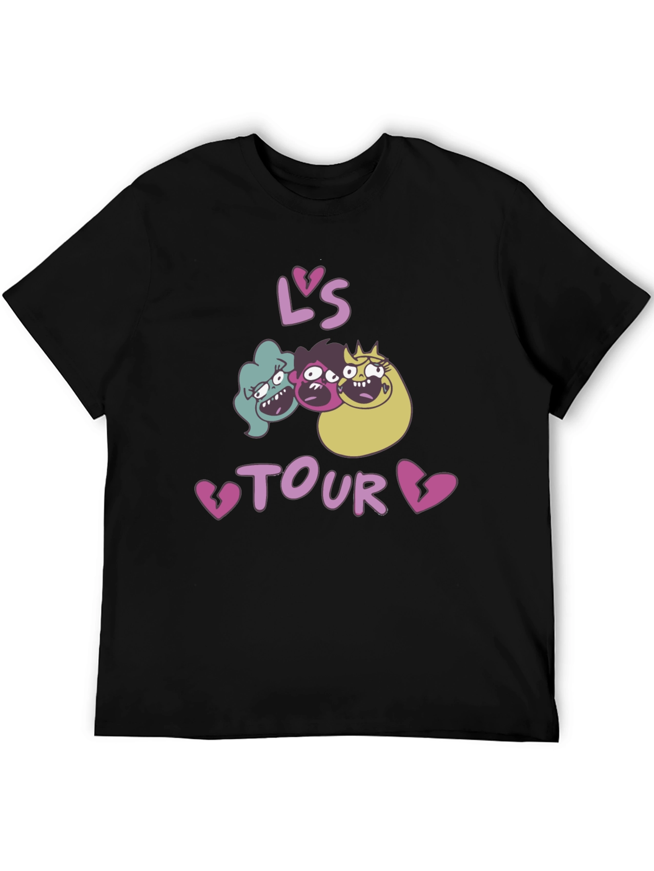 Lavas Tour Graphic T-Shirt Black