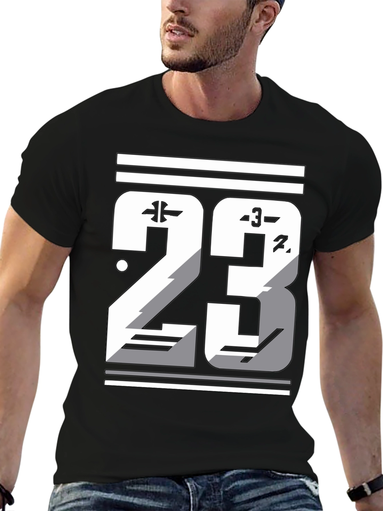 Mens Graphic T-Shirt - Number 23 Design