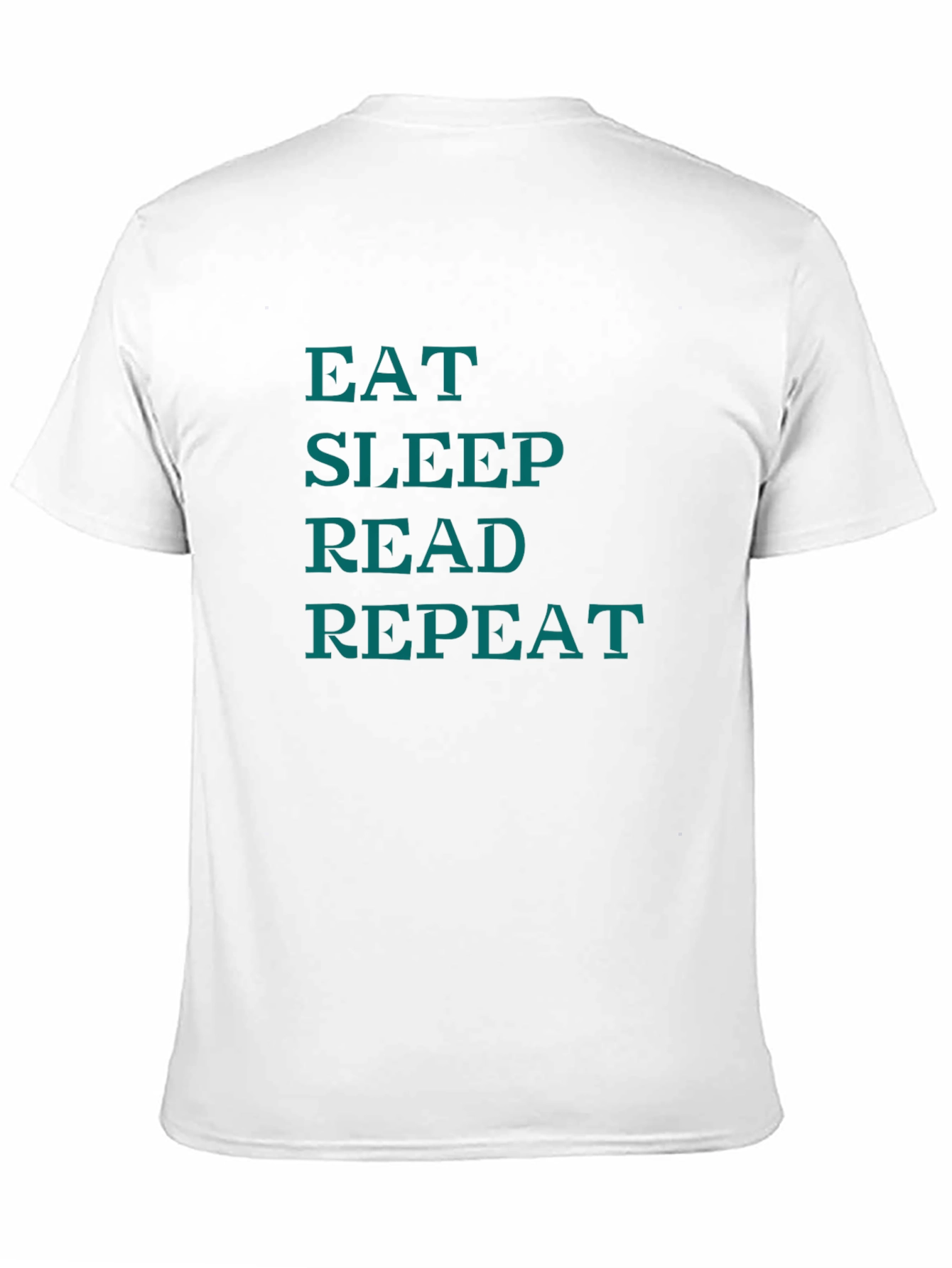 Eat Sleep Read Repeat Graphic Tee - Black