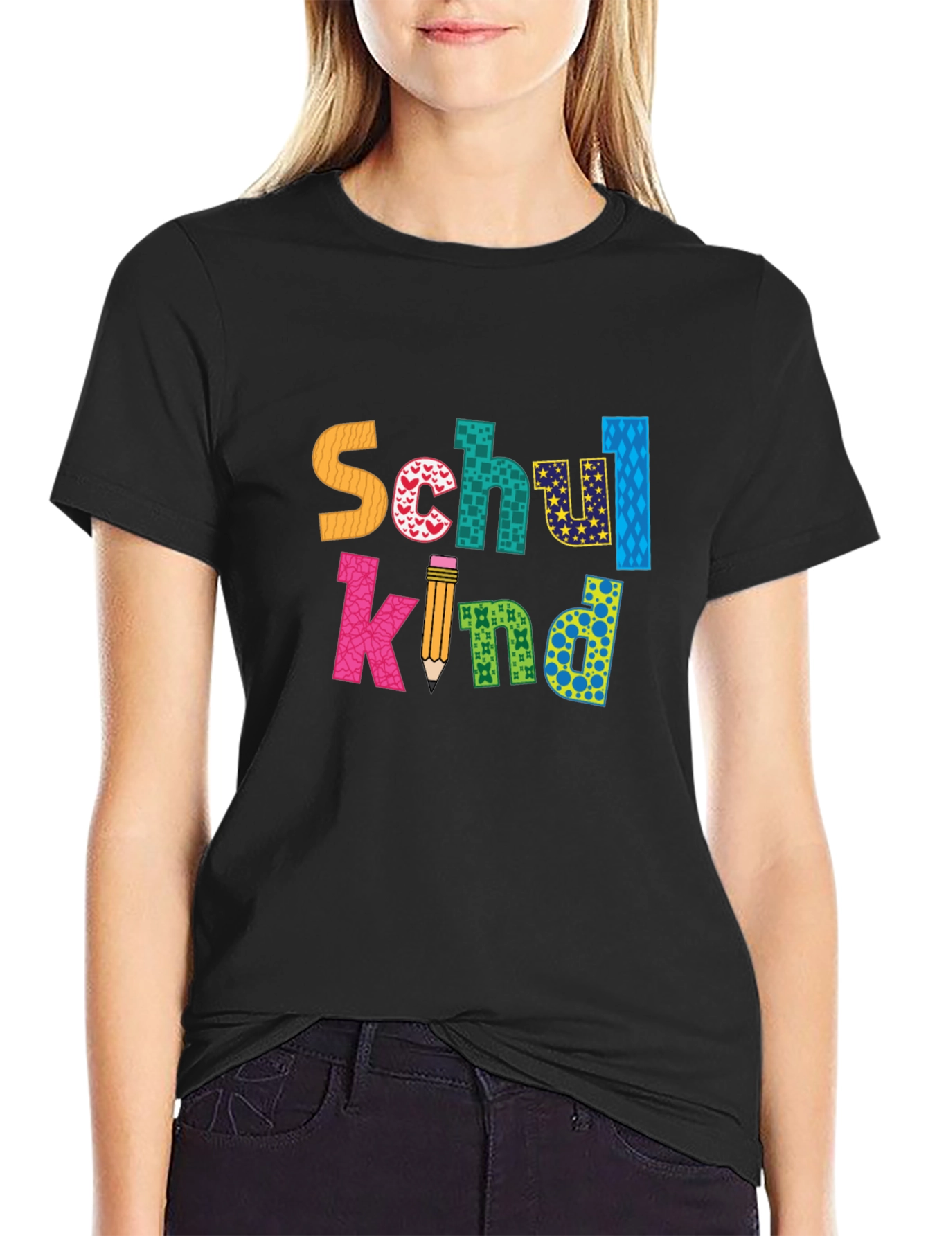 Schulkind Colorful Graphic T-Shirt