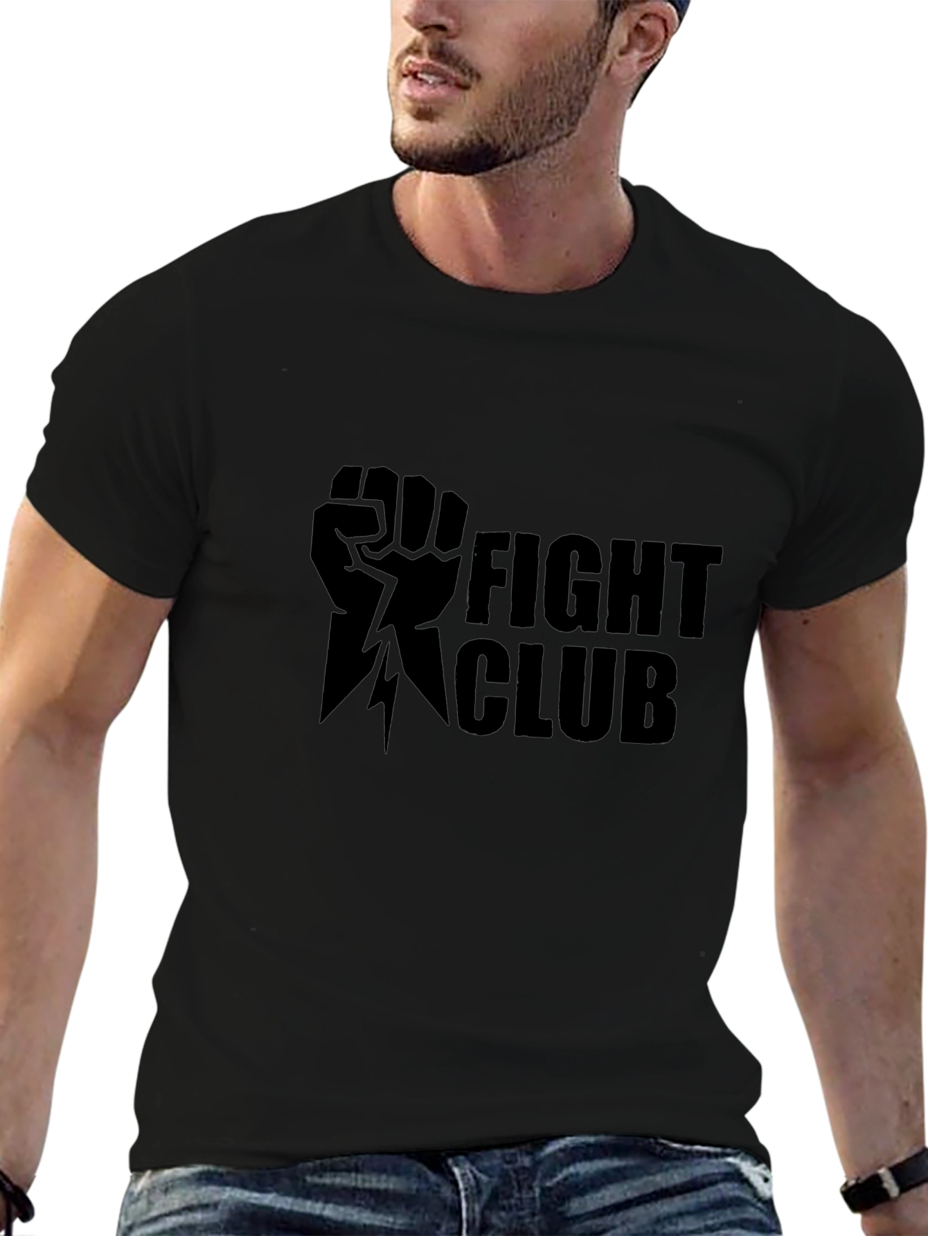 Fight Club T-Shirt - Black Cotton Tee