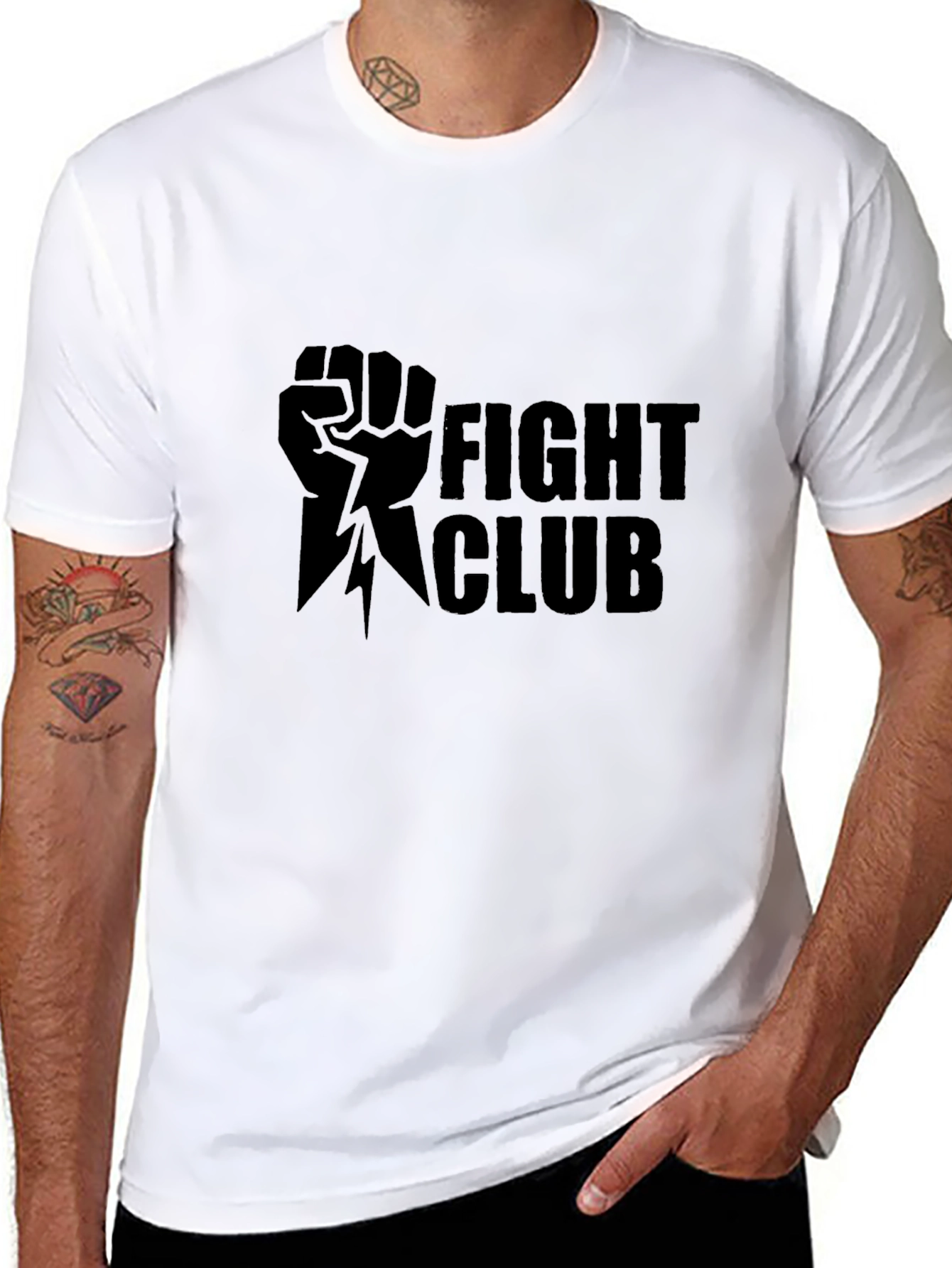 Fight Club T-Shirt - Black Cotton Tee