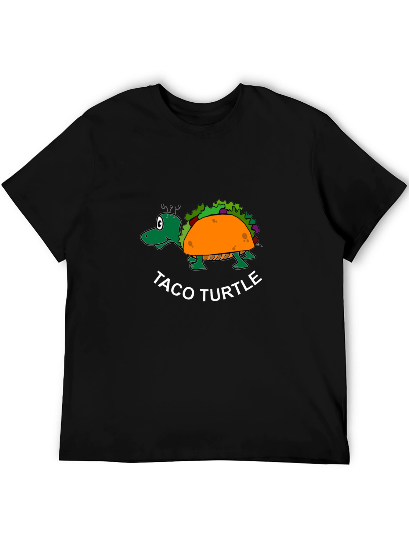Taco Turtle Black T-Shirt - Funny Graphic Tee