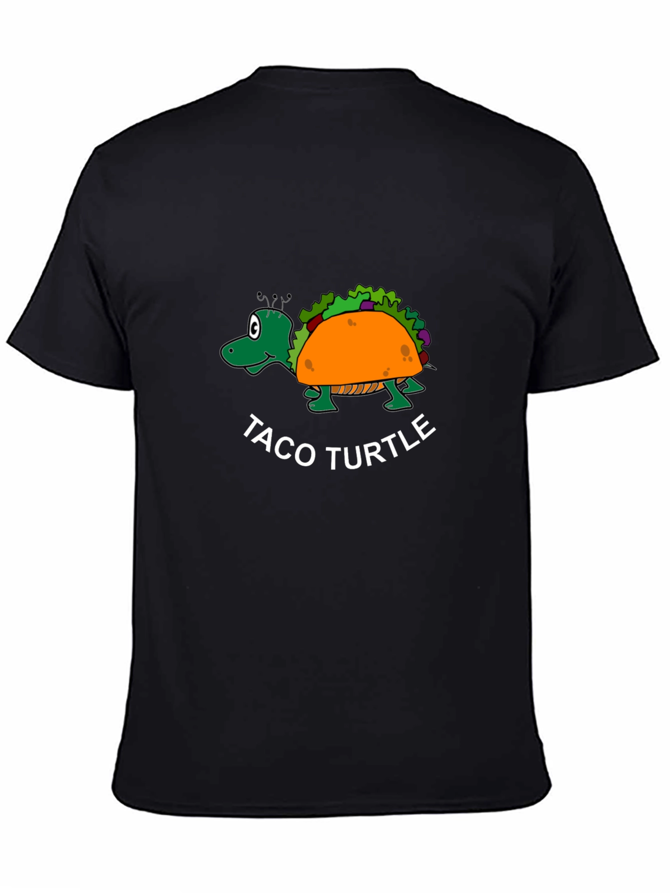 Taco Turtle Black T-Shirt - Funny Graphic Tee