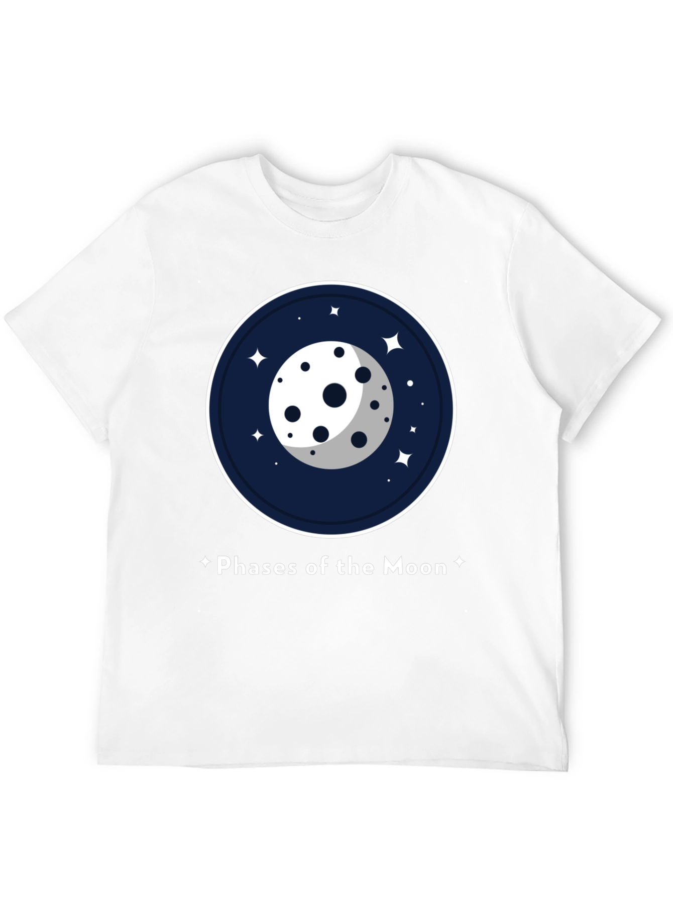 Phases of the Moon Graphic T-Shirt