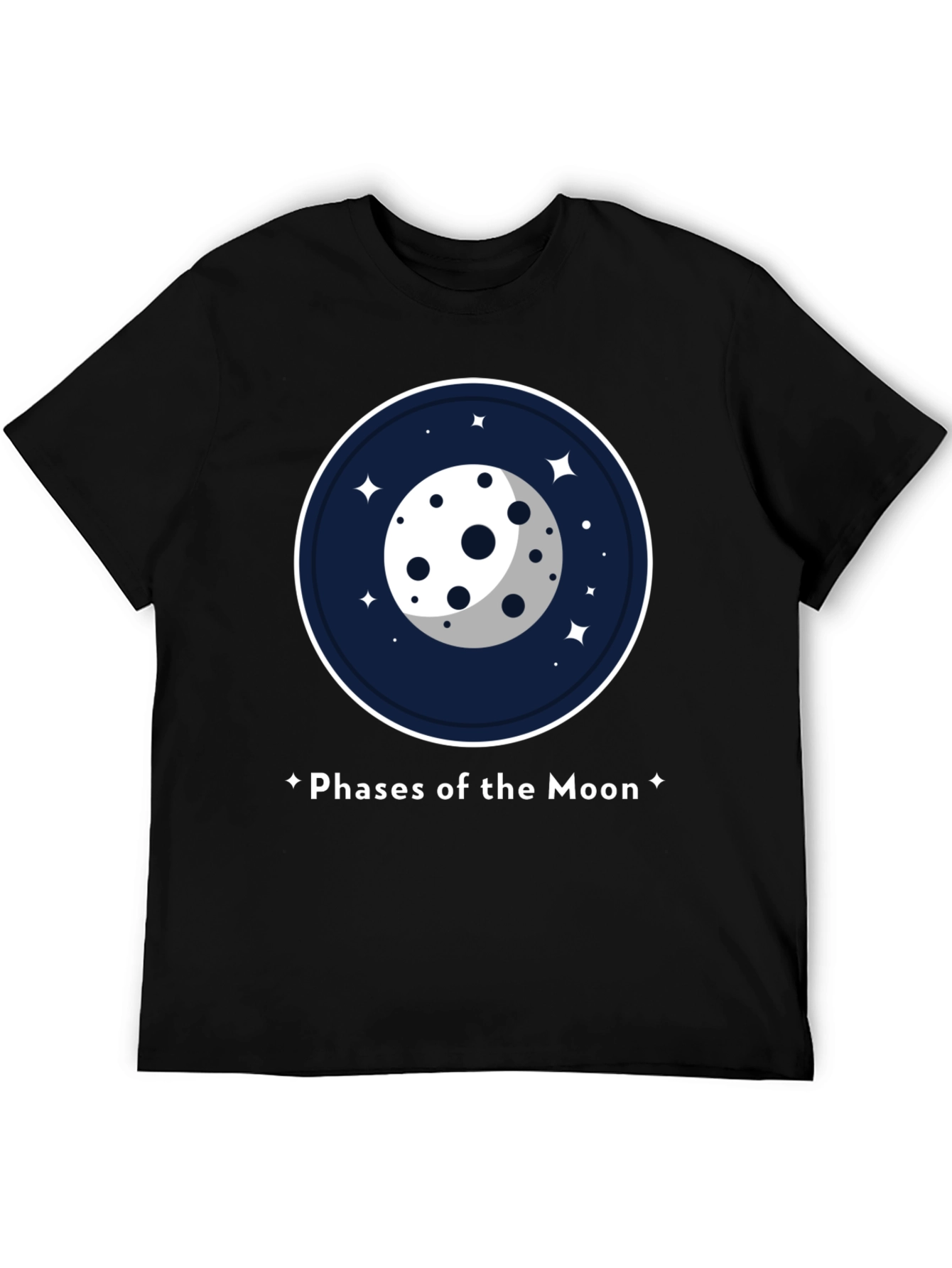 Phases of the Moon Graphic T-Shirt