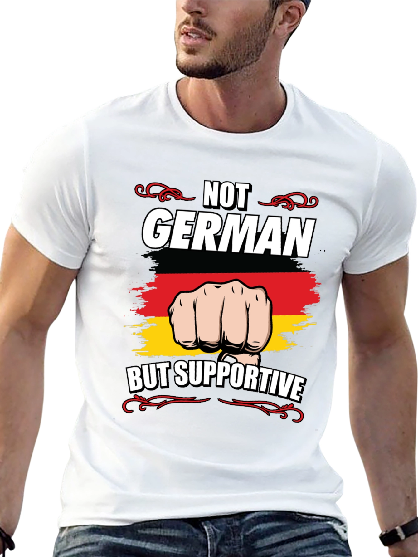 Not German But Supportive Graphic Tee