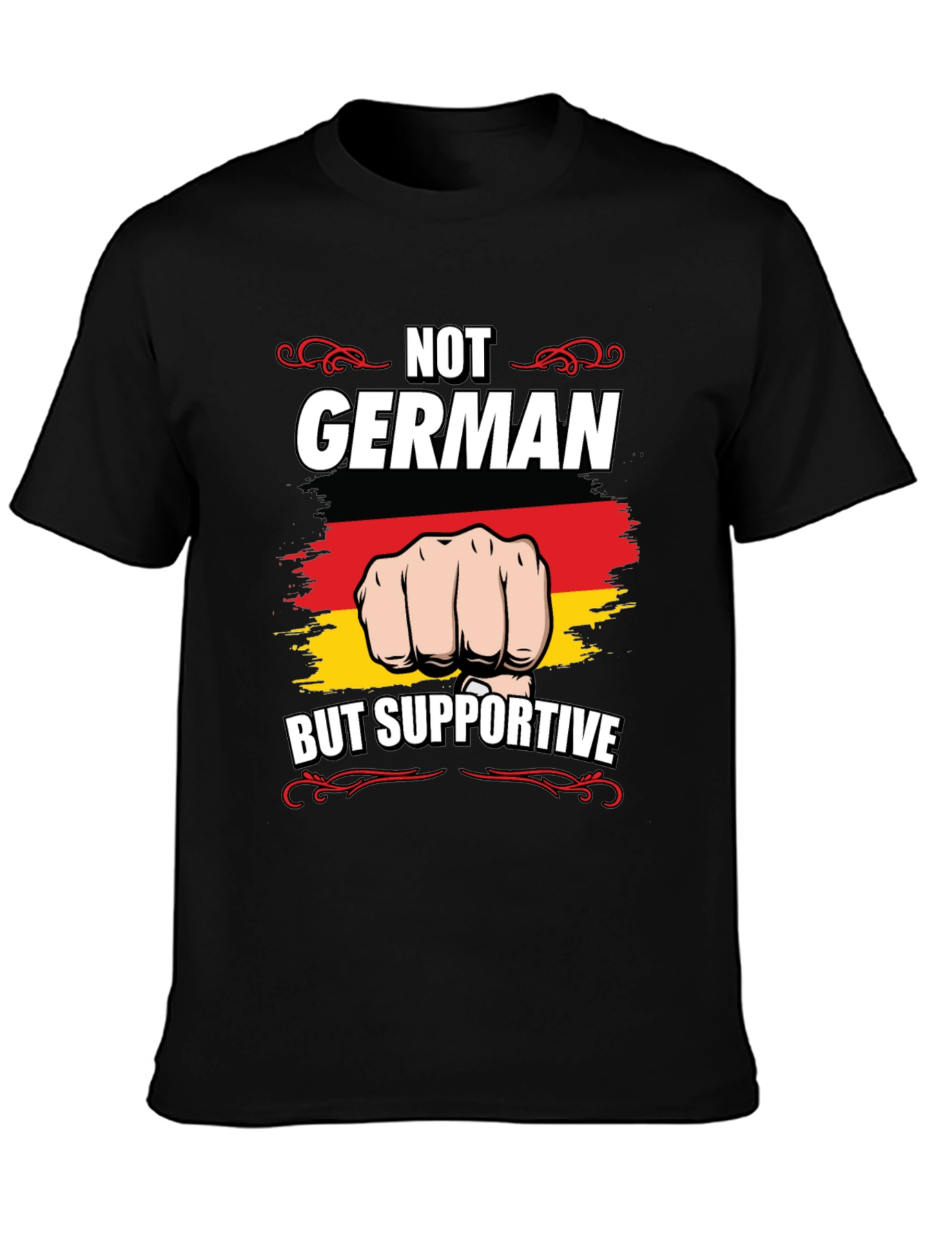 Not German But Supportive Graphic Tee