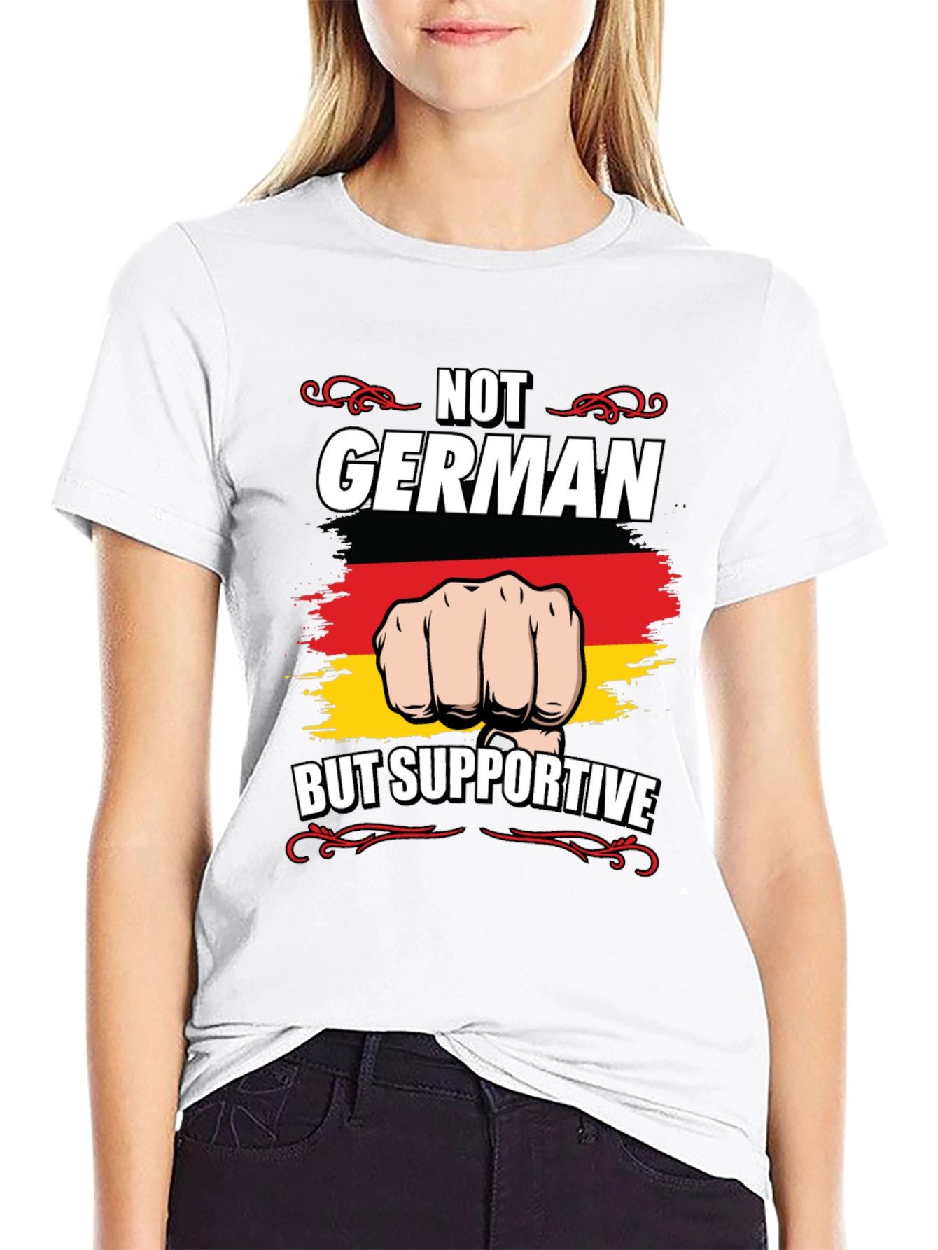 Not German But Supportive Graphic Tee