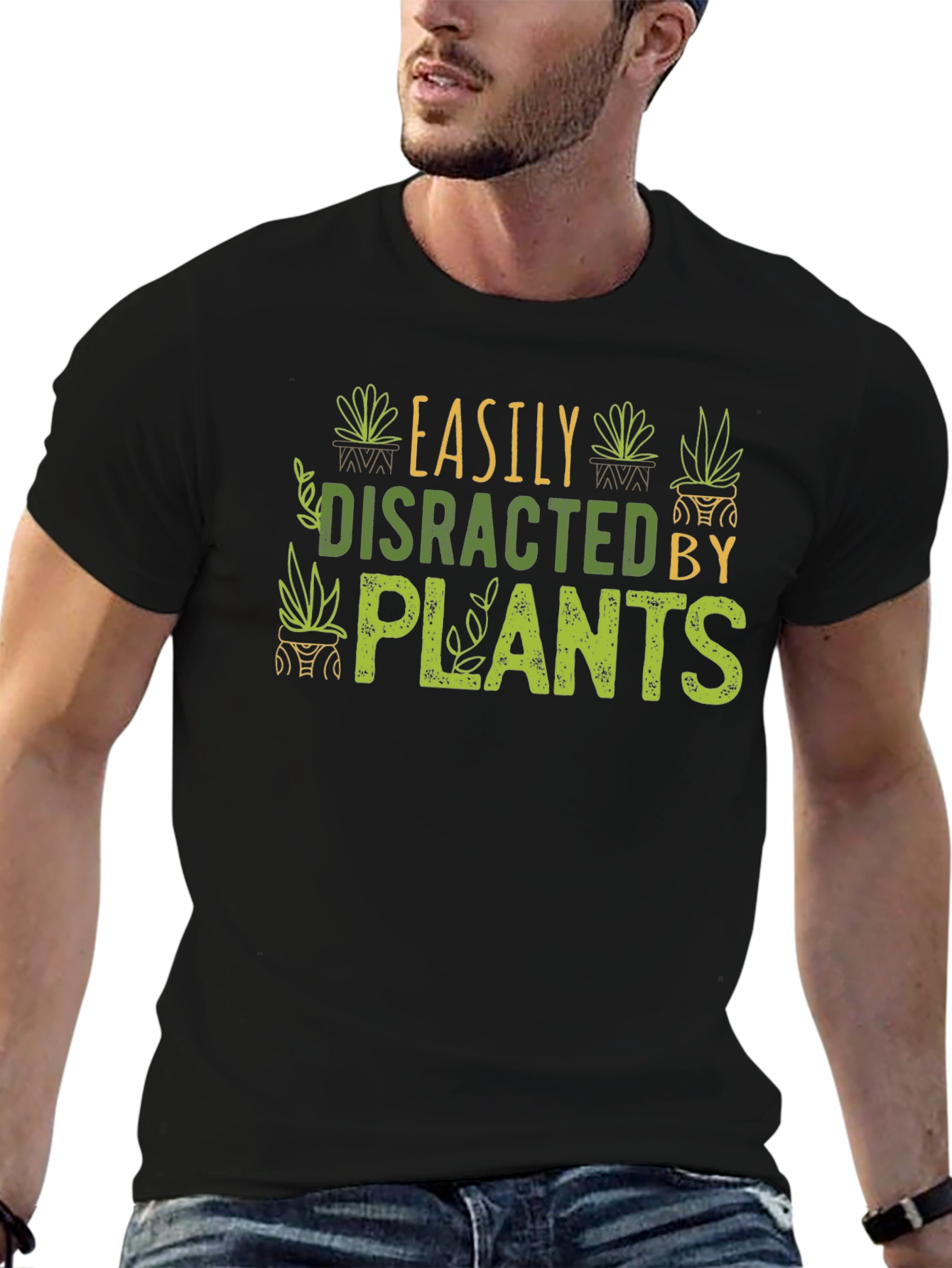 Easily Distracted by Plants Graphic Tee