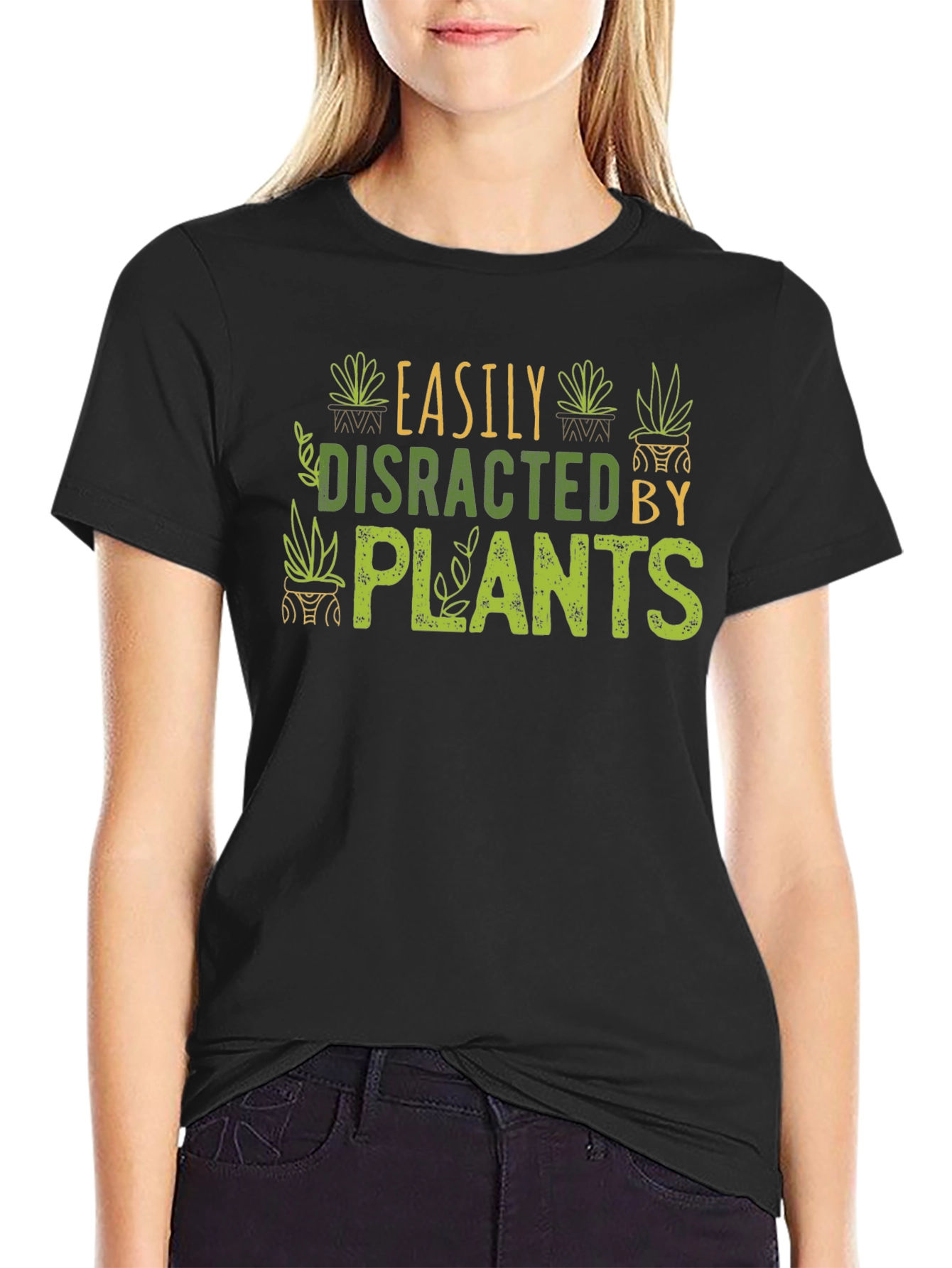 Easily Distracted by Plants Graphic Tee