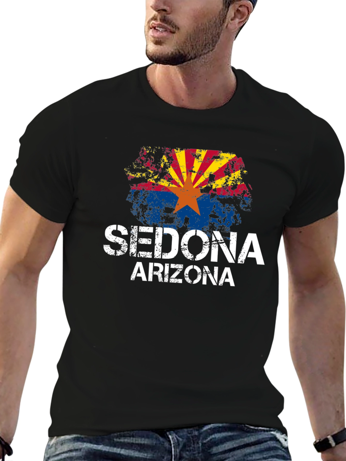 Sedona Arizona Flag Graphic T-Shirt