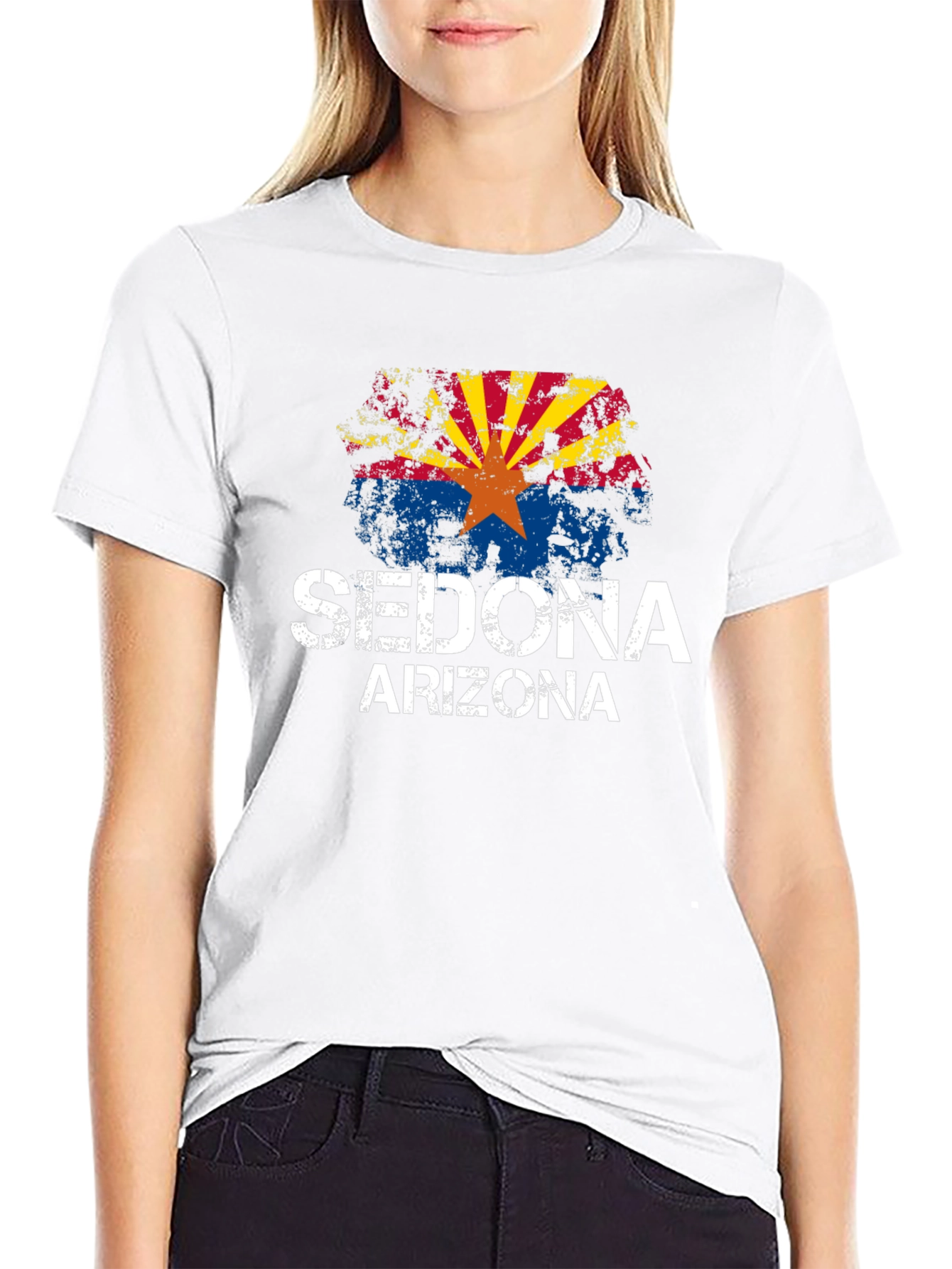 Sedona Arizona Flag Graphic T-Shirt
