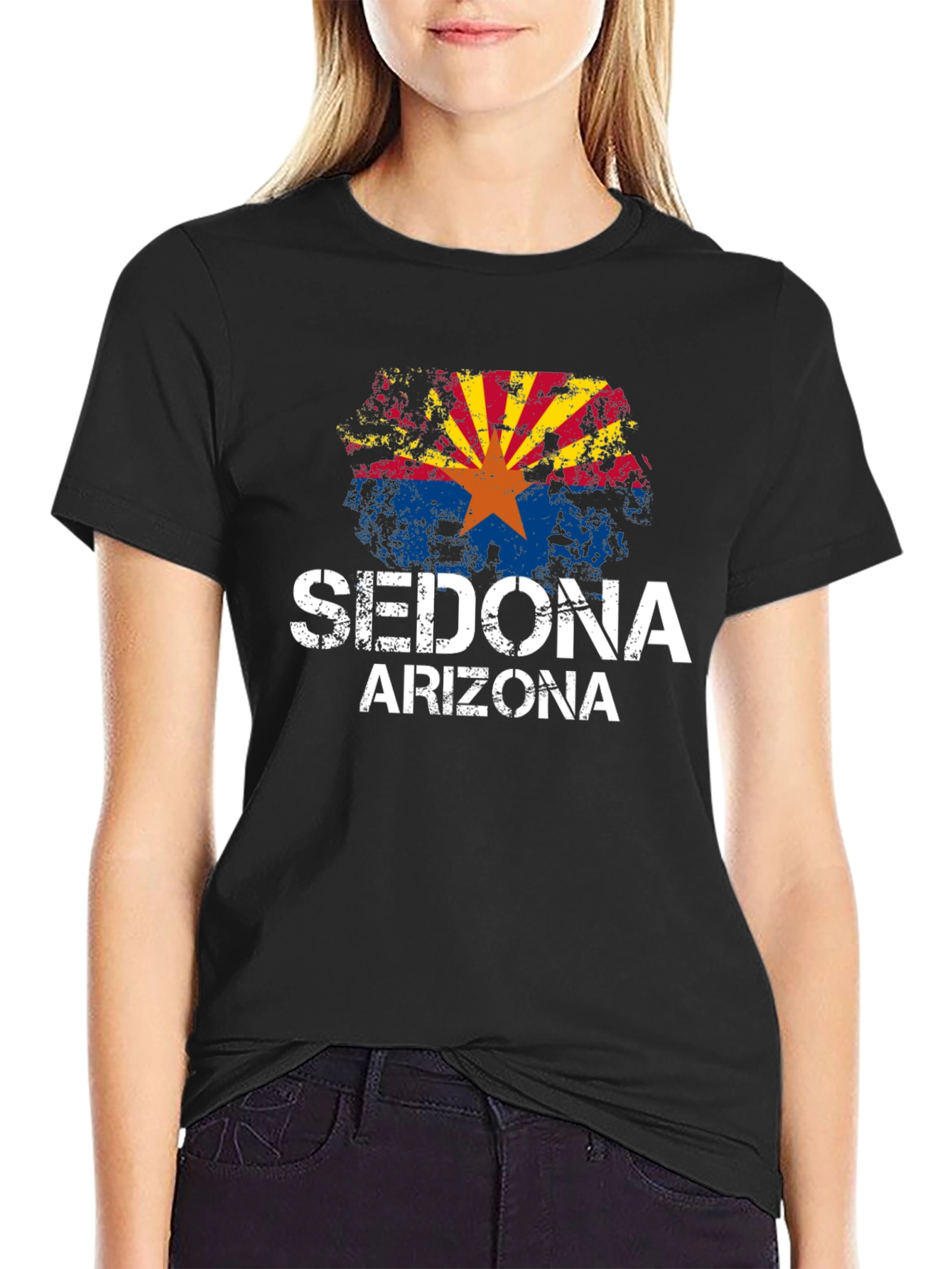 Sedona Arizona Flag Graphic T-Shirt