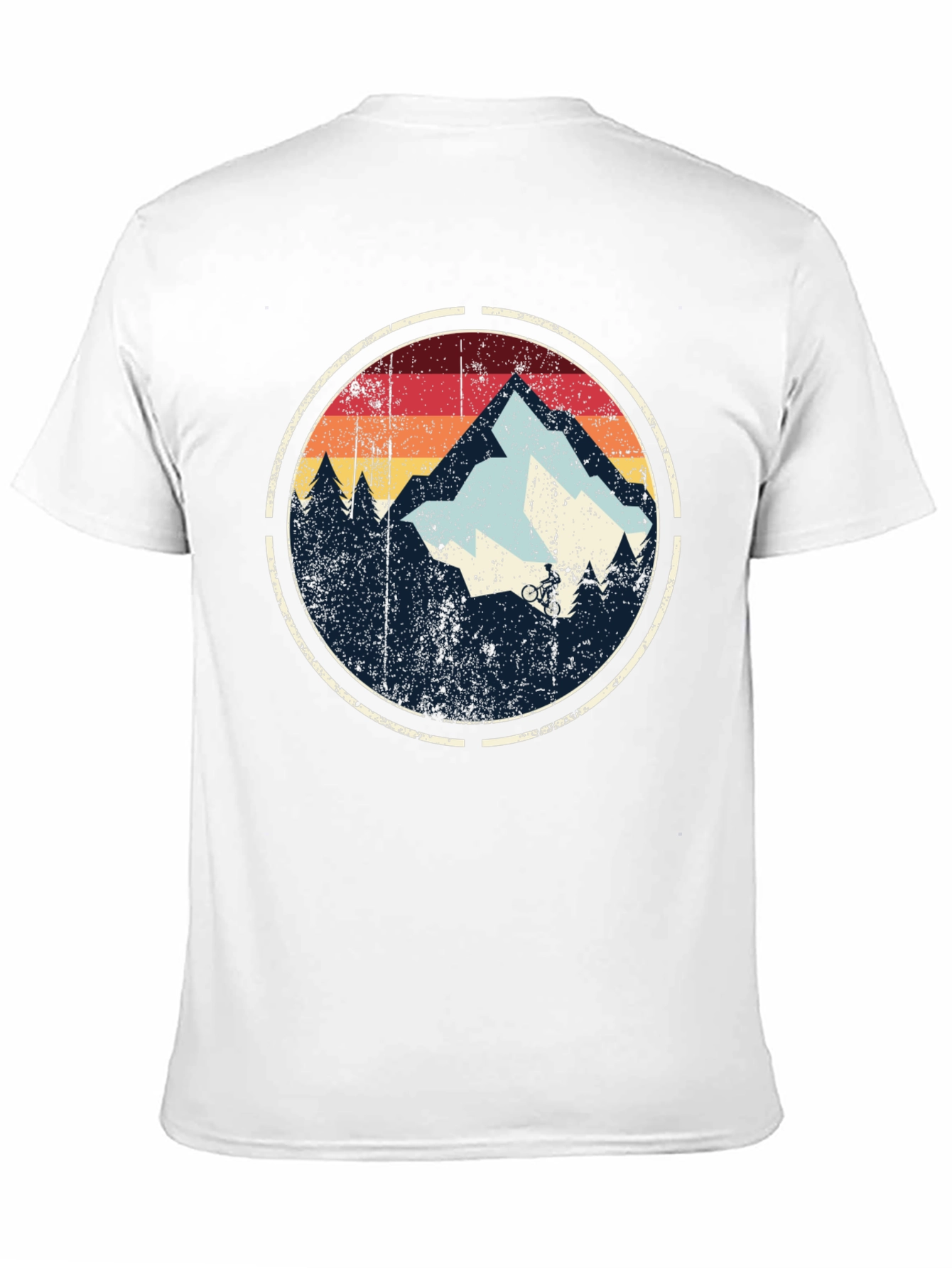 Mountain Biking Retro Graphic T-Shirt