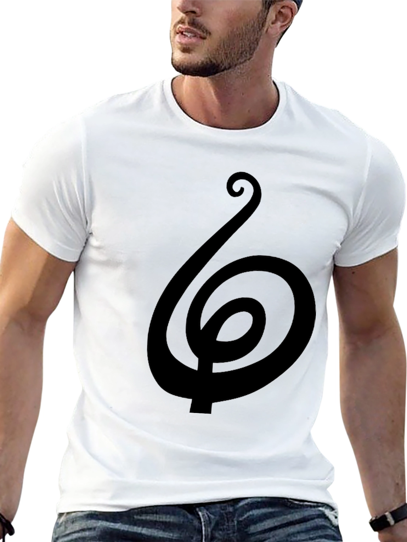 Modern Symbol Black T-Shirt