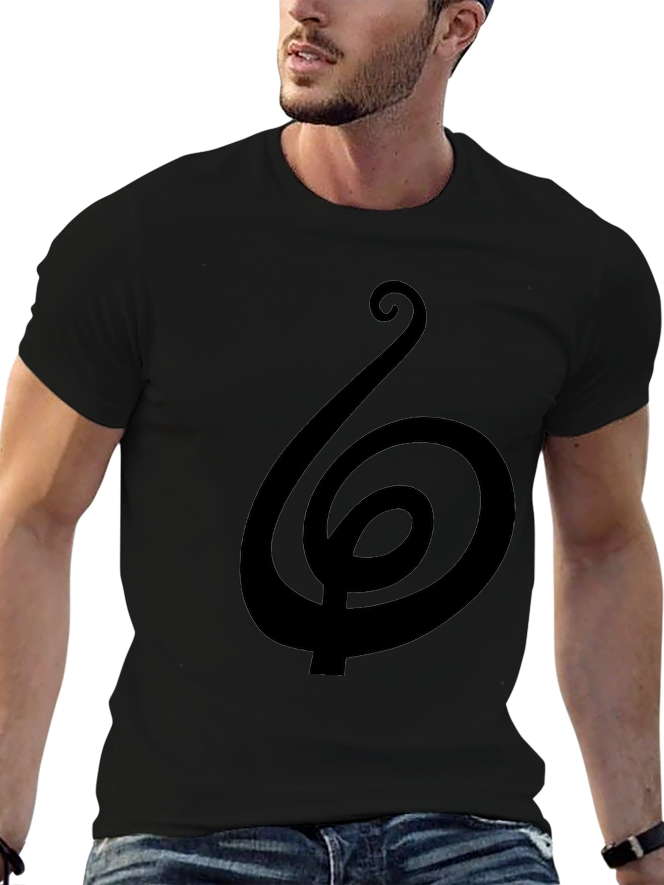 Modern Symbol Black T-Shirt