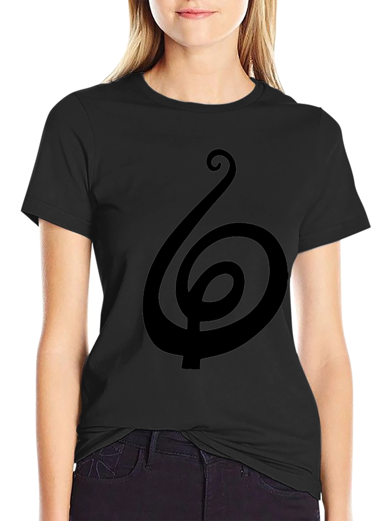 Modern Symbol Black T-Shirt